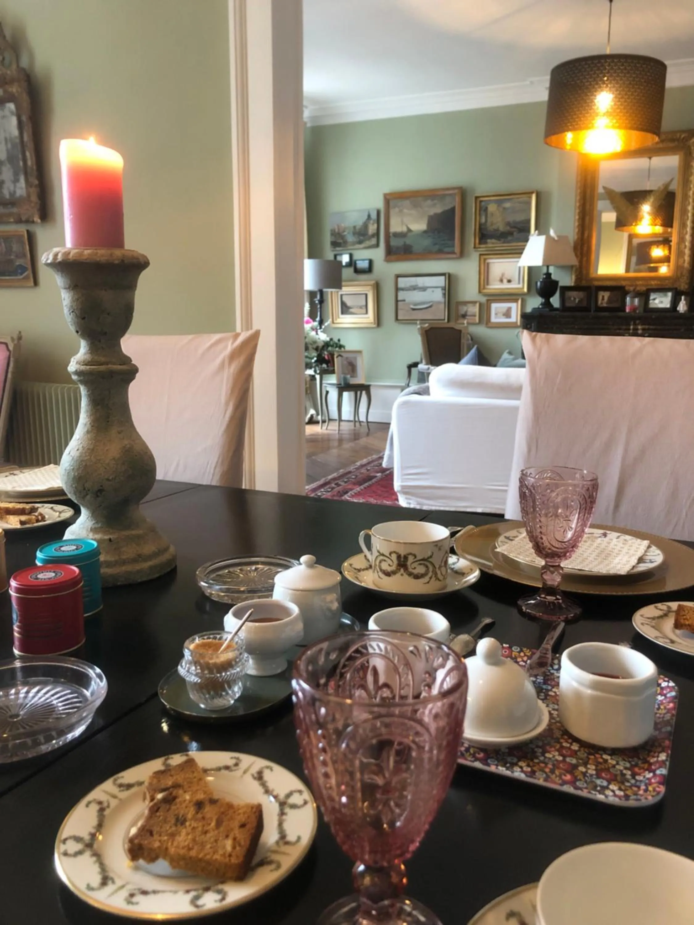 Living room in Au 16 Place Saint Louis