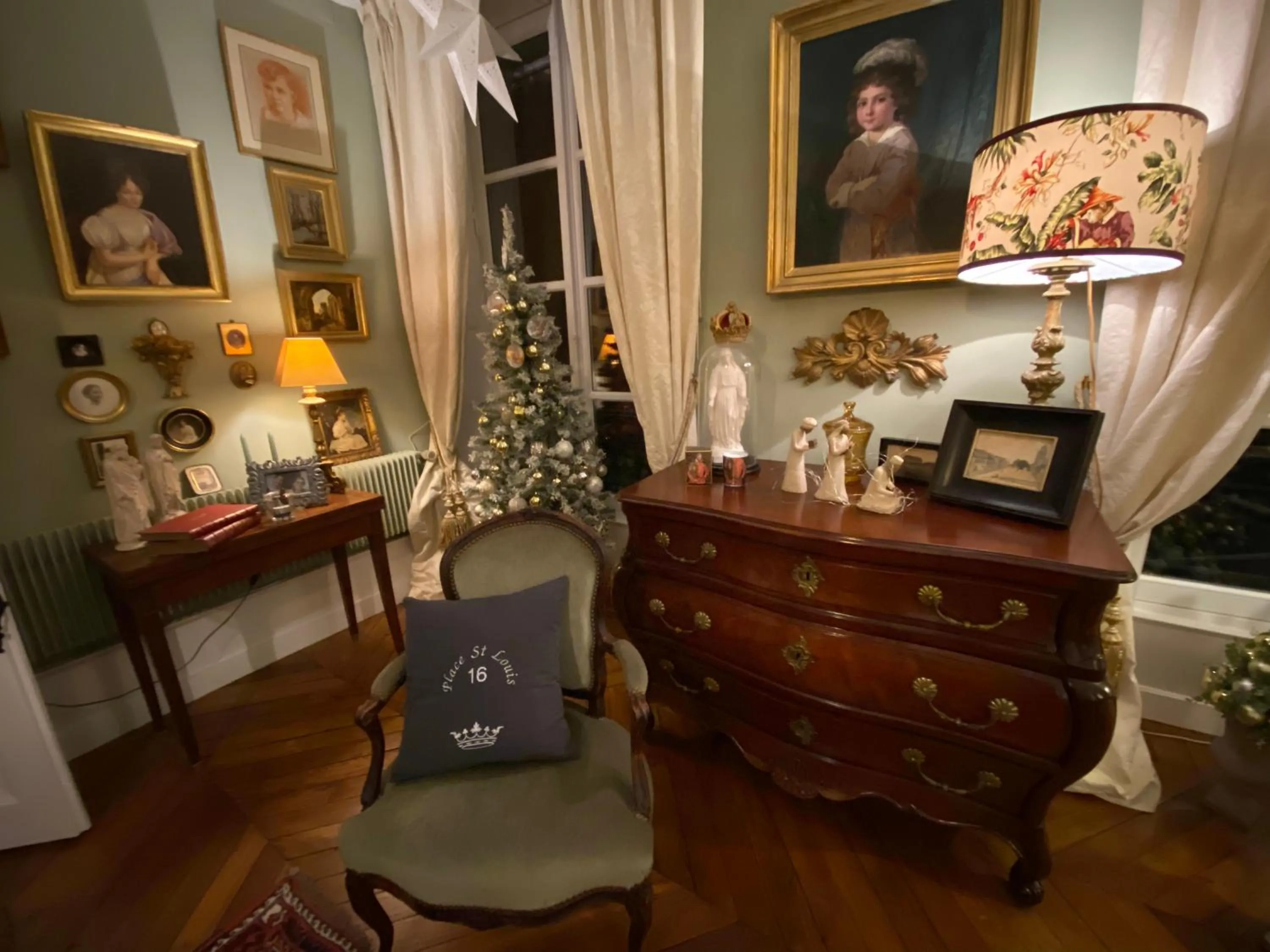 Living room in Au 16 Place Saint Louis