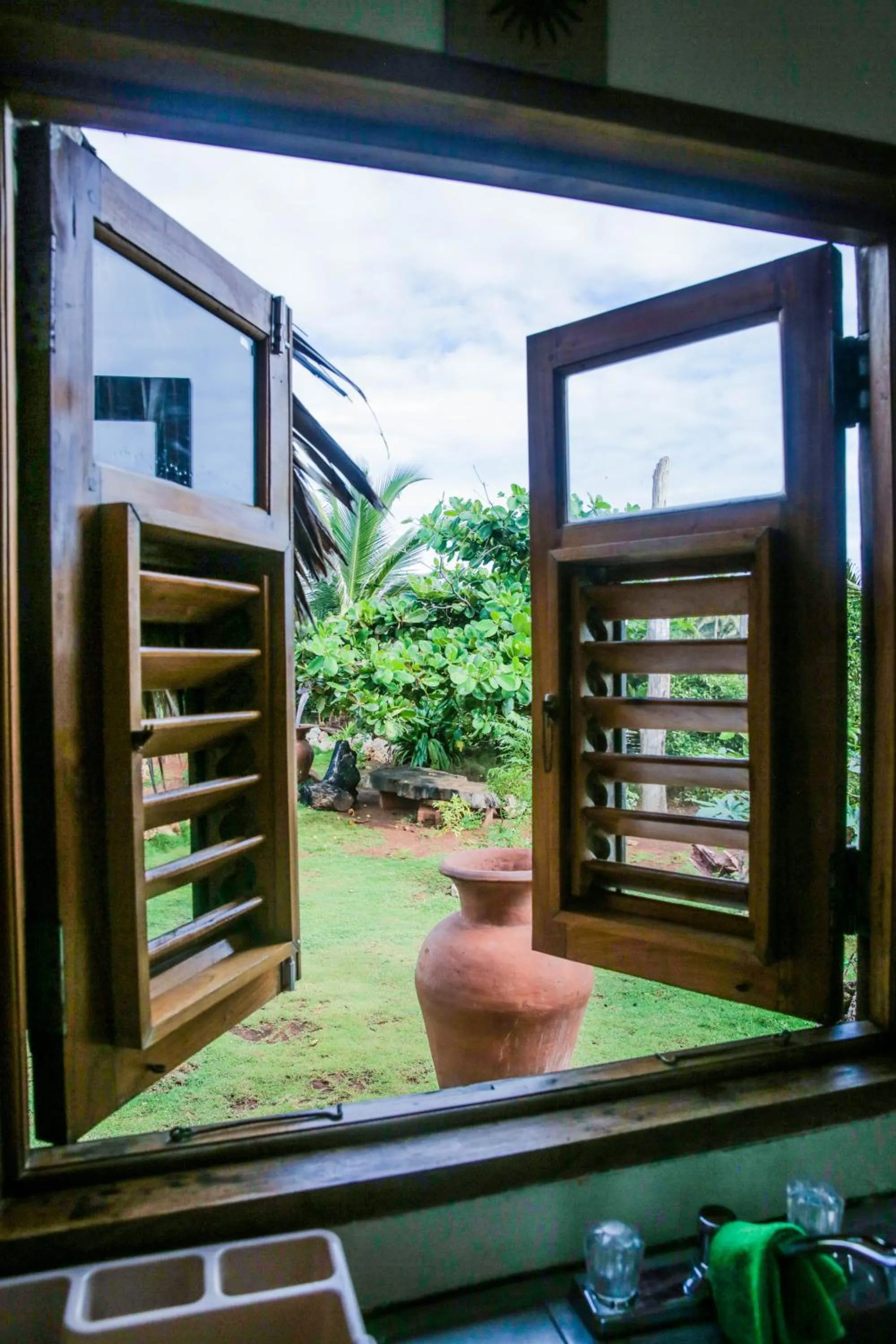 Garden view in KuDehya Guesthouse