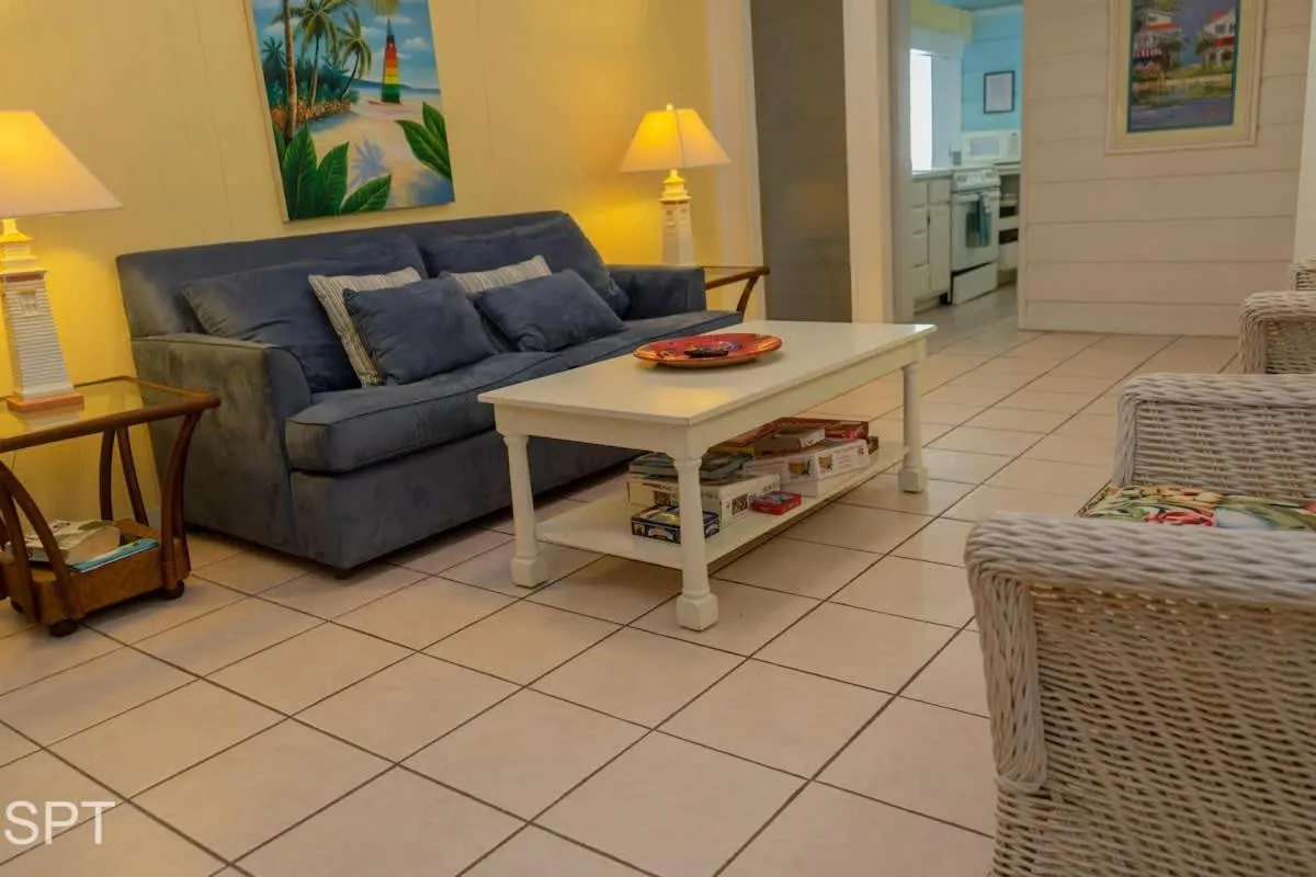 Living room in Caribbean Vibes House