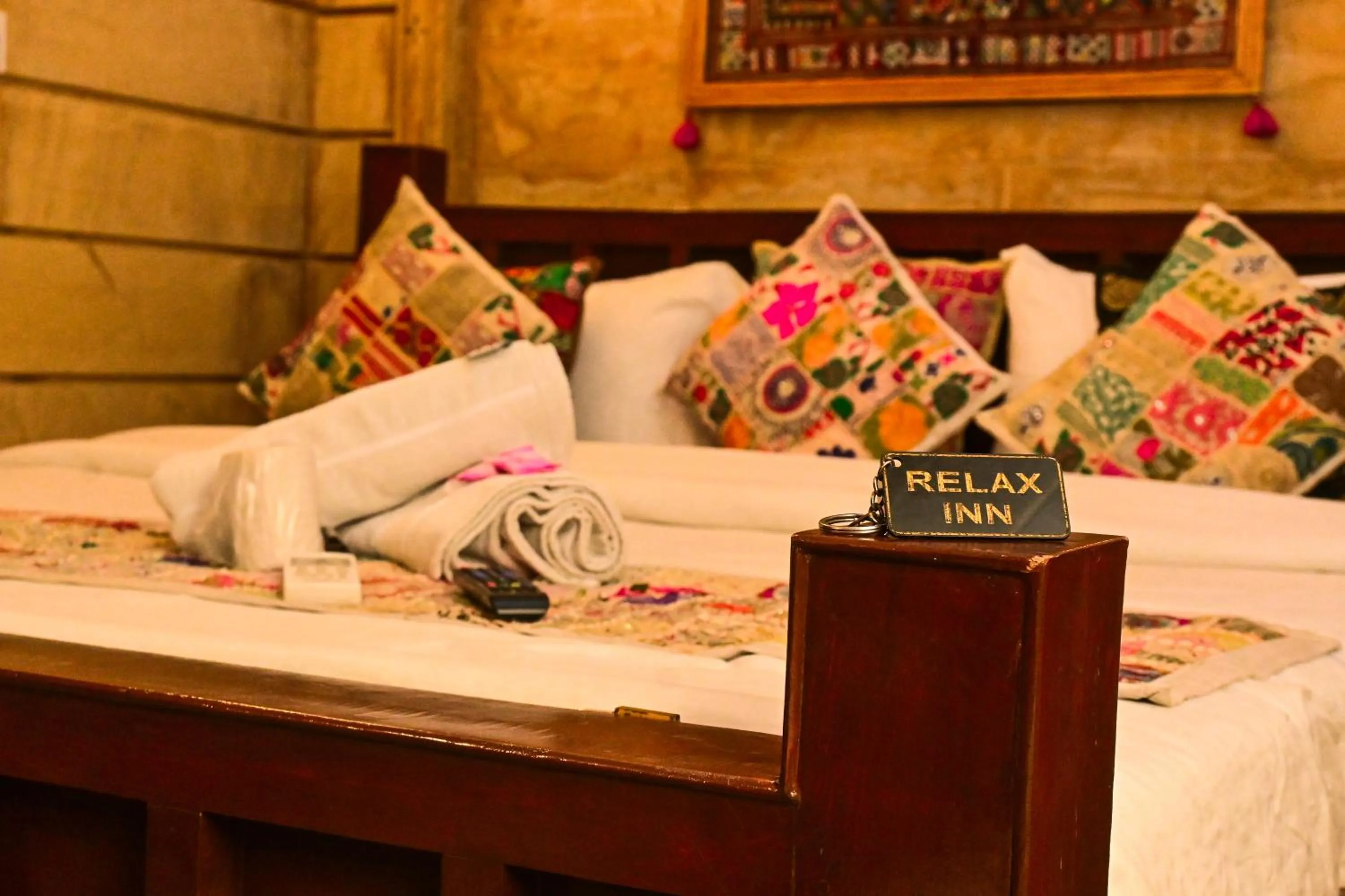 Bed in Relax Inn Jaisalmer