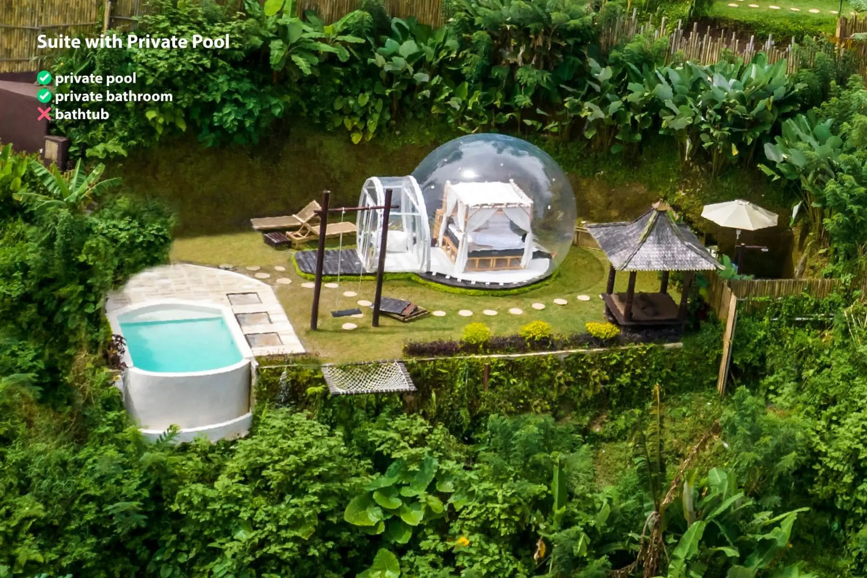 Suite with Private Pool in Bubble Hotel Bali Ubud - Adults Only Suite with Private Pool in Bubble Hotel Bali Ubud - Adults Only