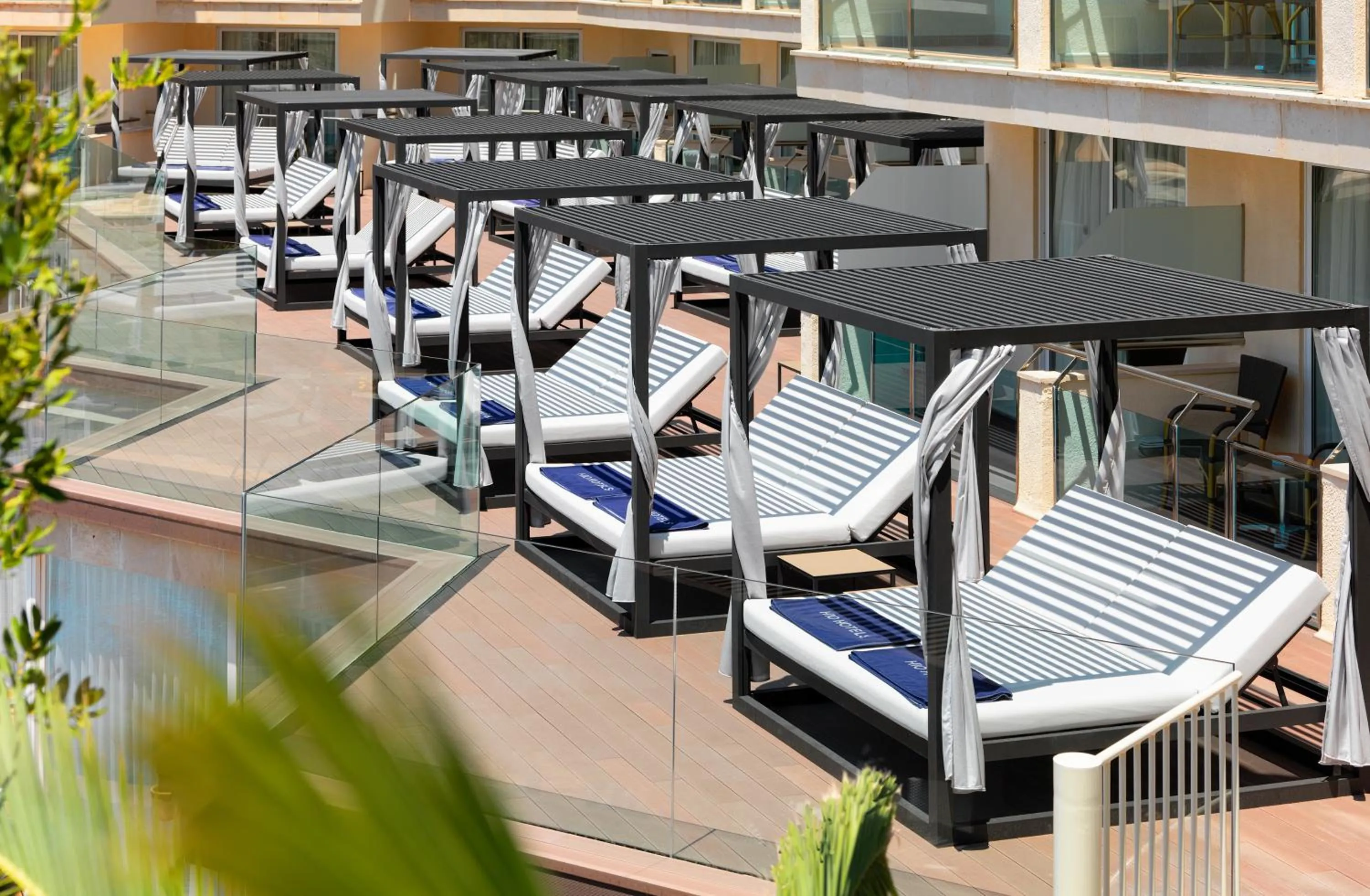 Balcony/Terrace in Boutique Hotel H10 Blue Mar - Adults Only