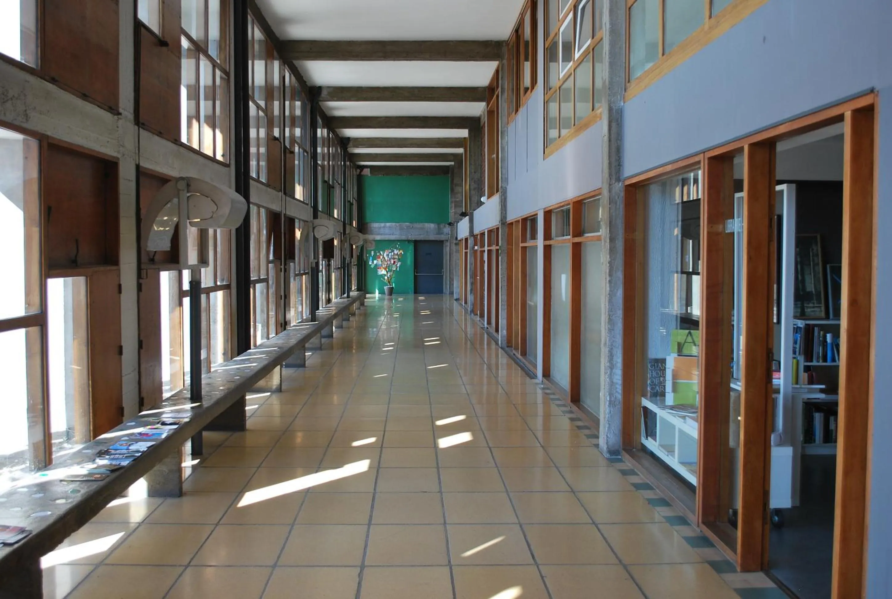 Decorative detail in Hotel le Corbusier