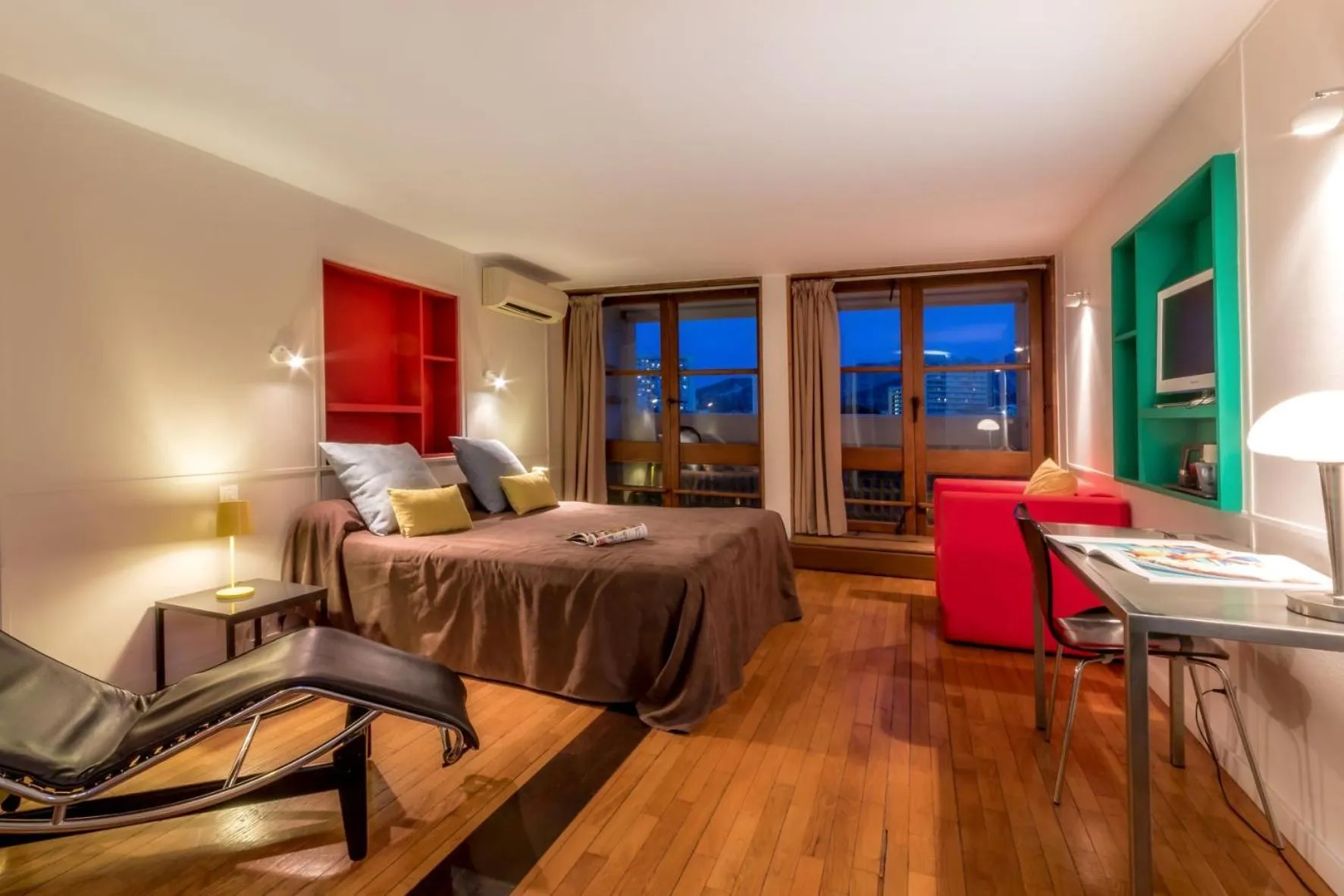 Bed in Hotel le Corbusier