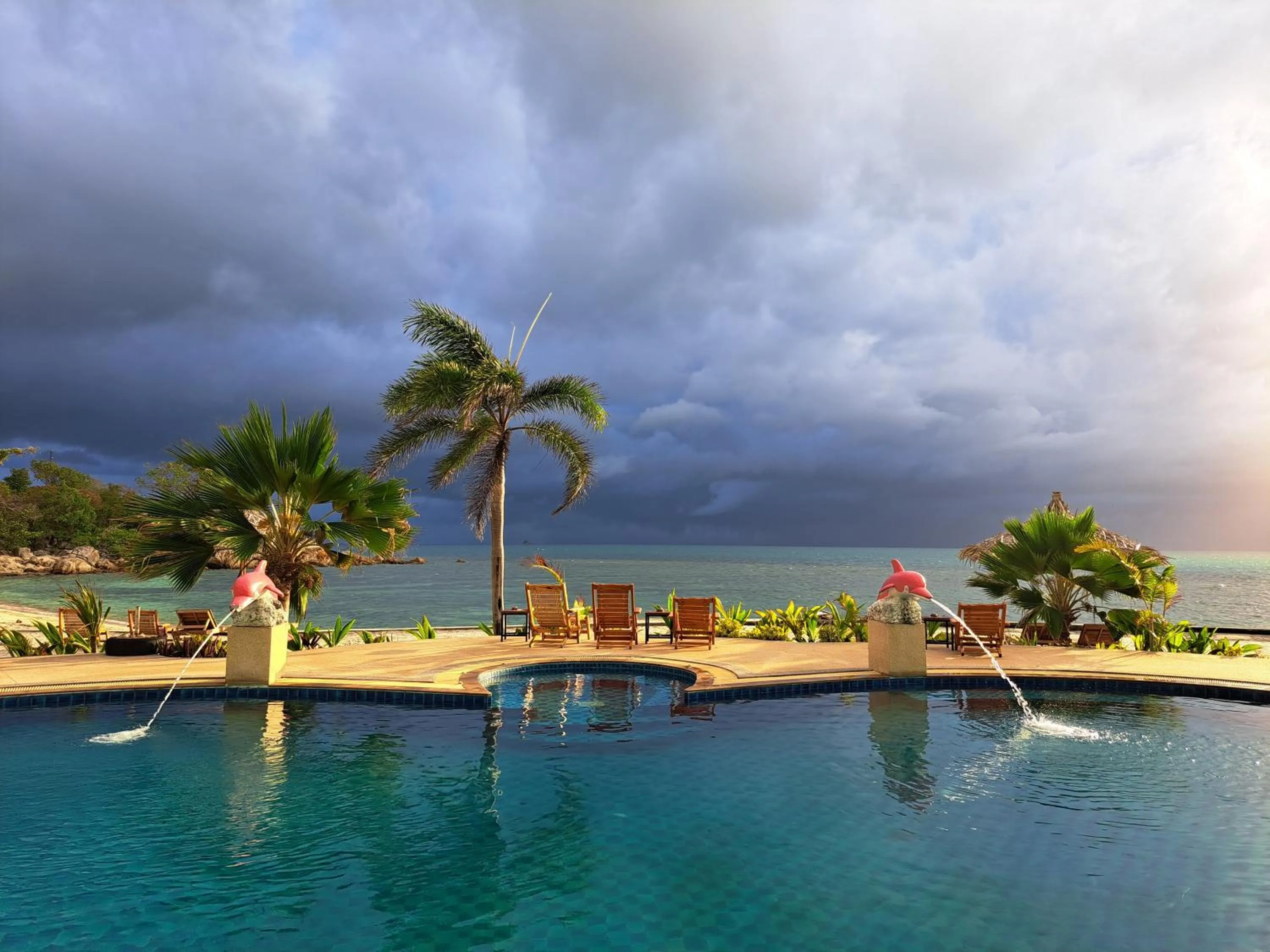 Pool view in Sense Asia