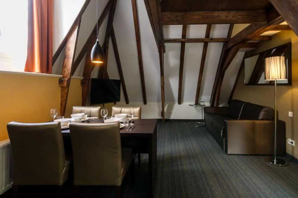 Living room in Golden Mansion Aparthotel