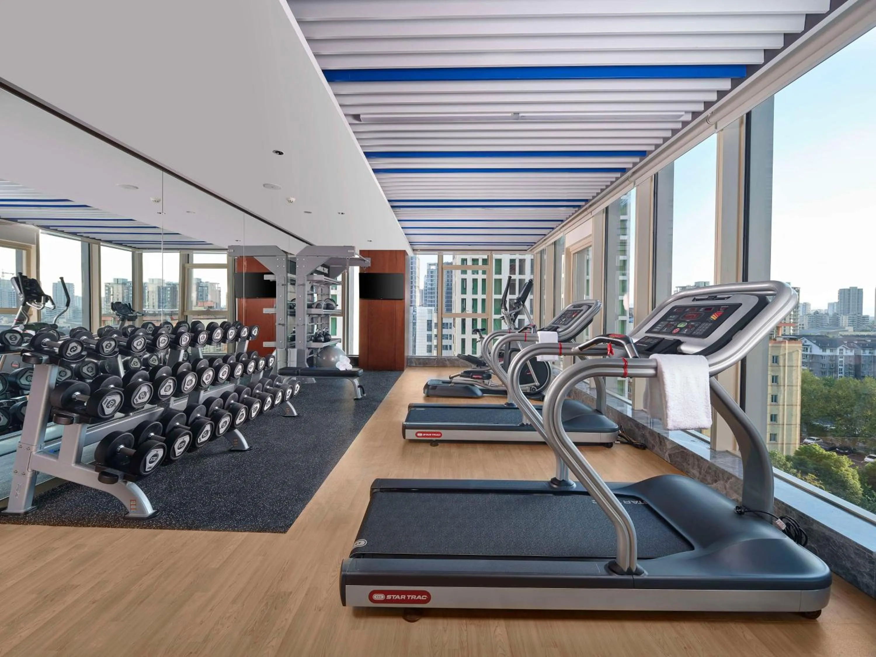 Fitness centre/facilities in Hilton Garden Inn Hangzhou Xixi Zijingang
