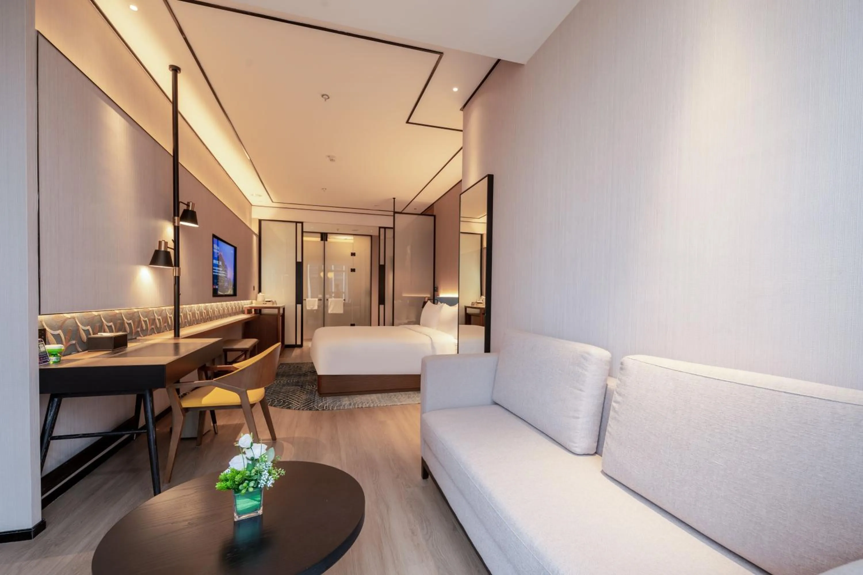 Living room in Hilton Garden Inn Hangzhou Xixi Zijingang