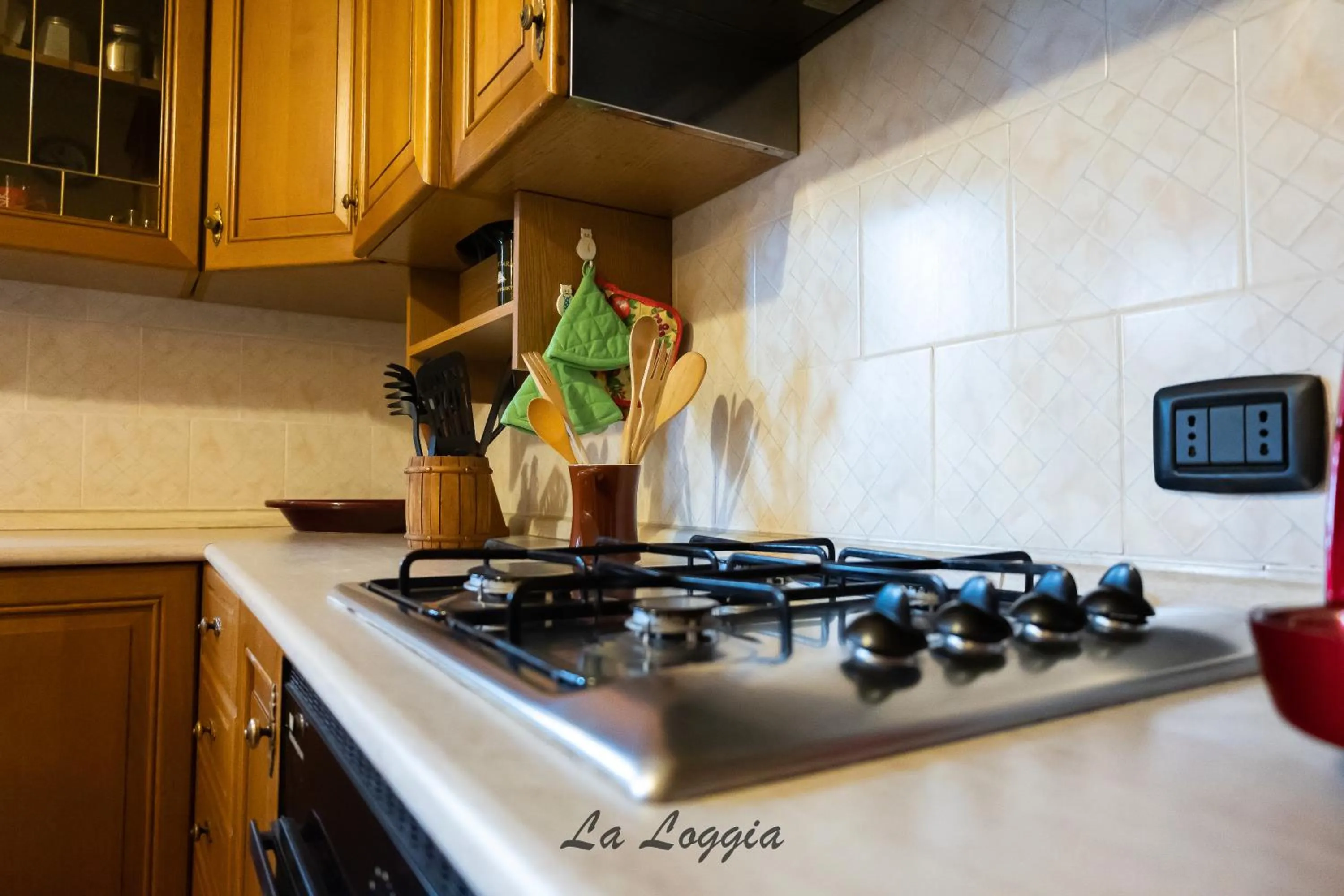 stove in Appartamento nella splendida Corte - Lago Lugano