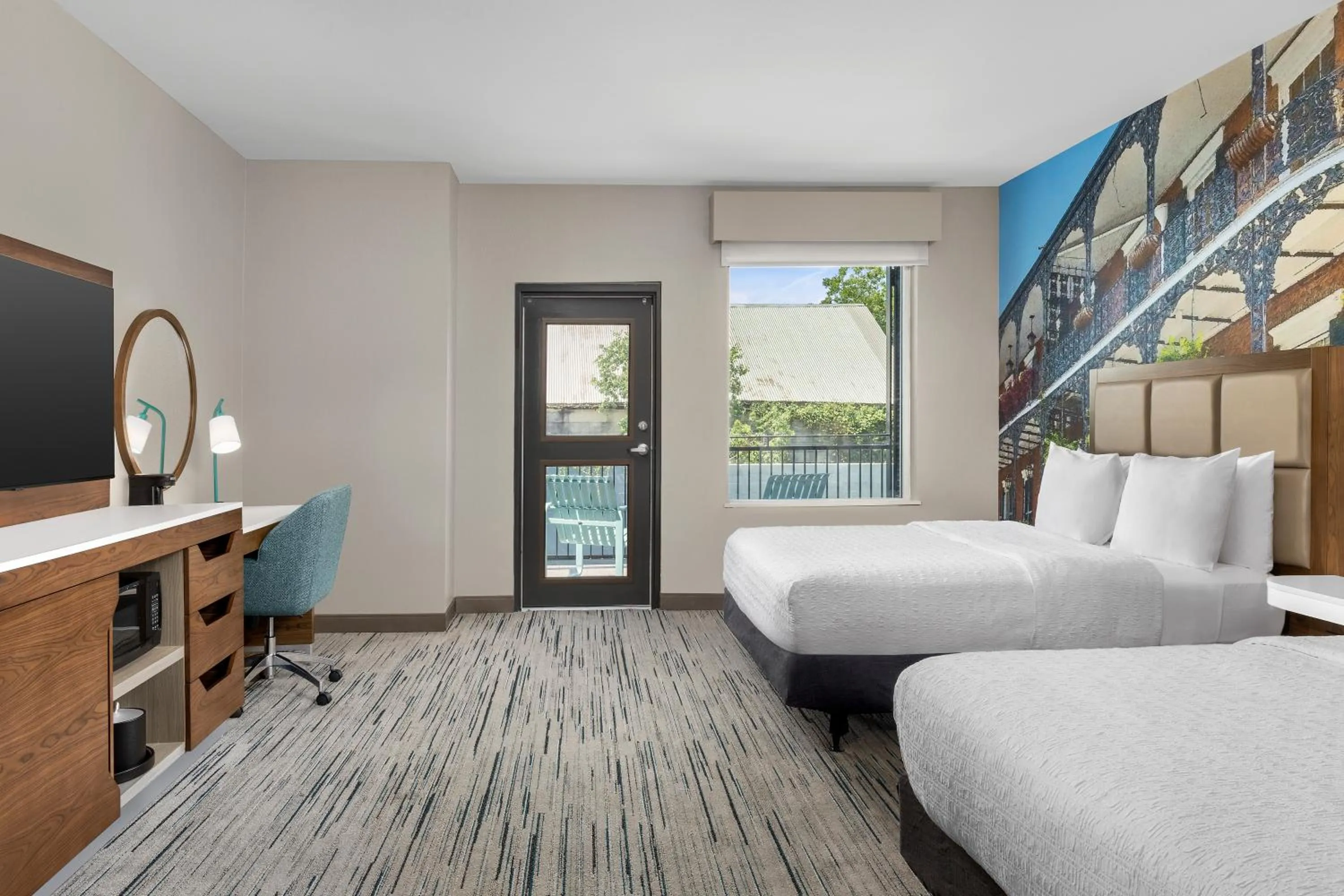 Bedroom, Bed in Hampton Inn New Orleans French Quarter Market Area