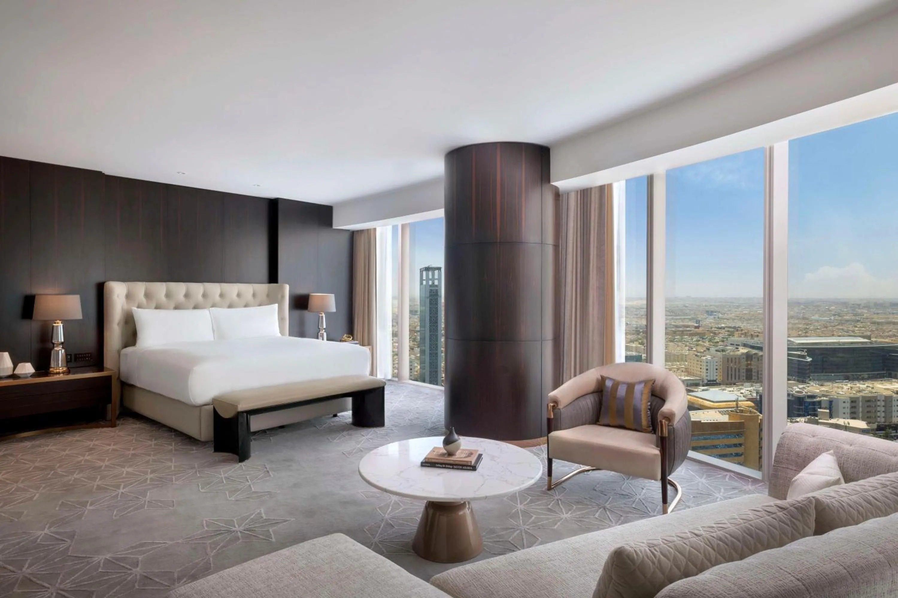 Bed in Hilton Riyadh Olaya