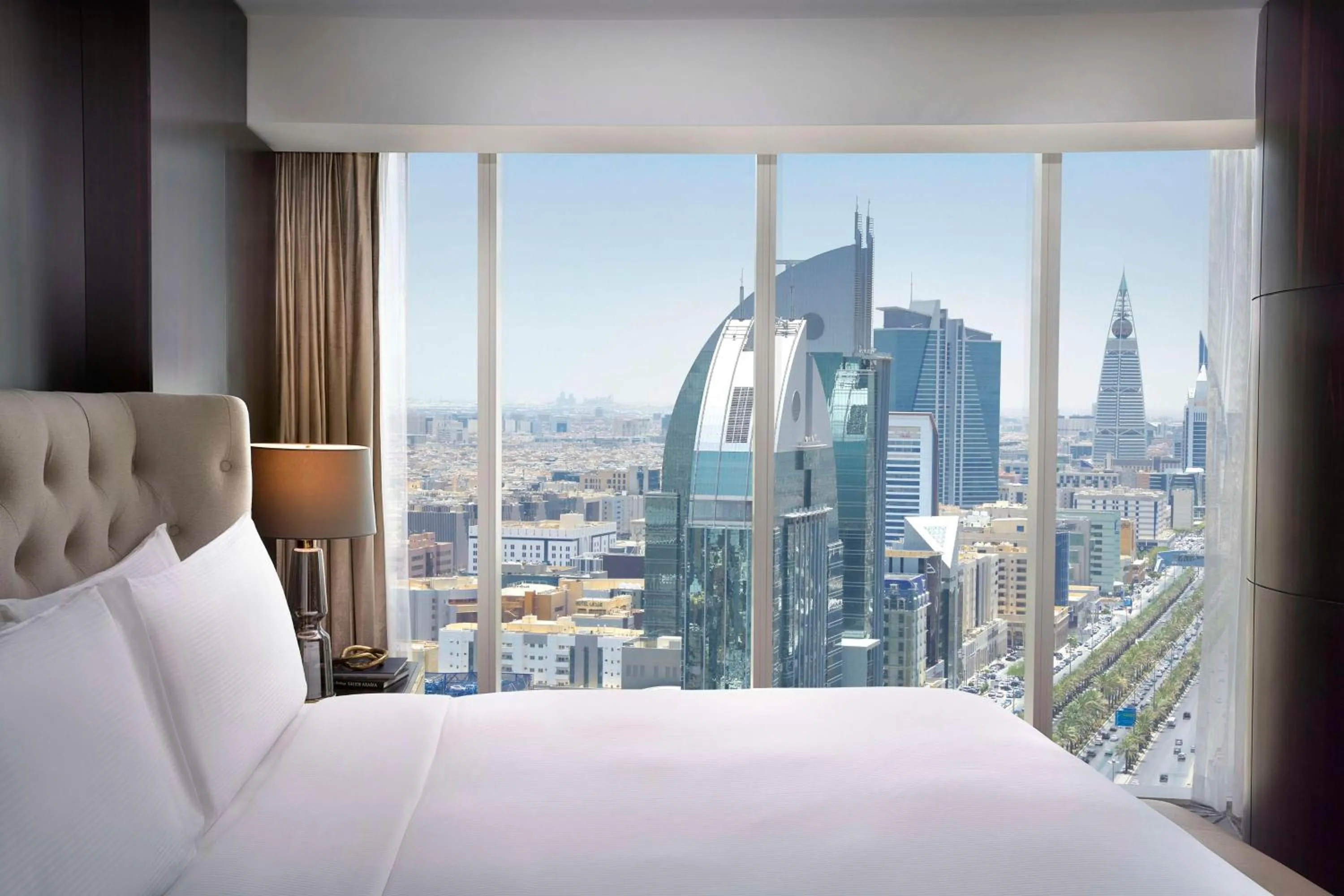 Bed in Hilton Riyadh Olaya