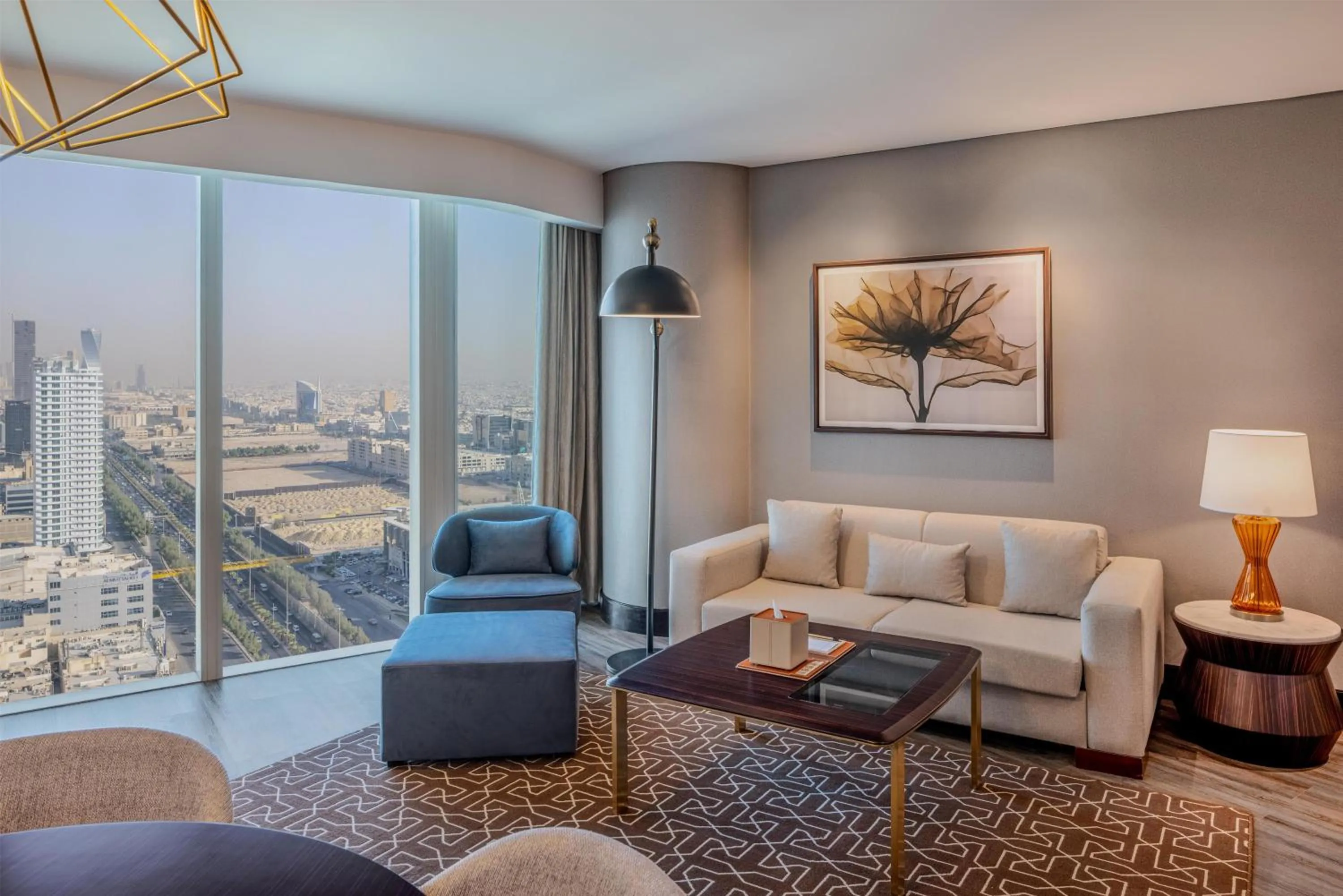 Living room in Hilton Riyadh Olaya