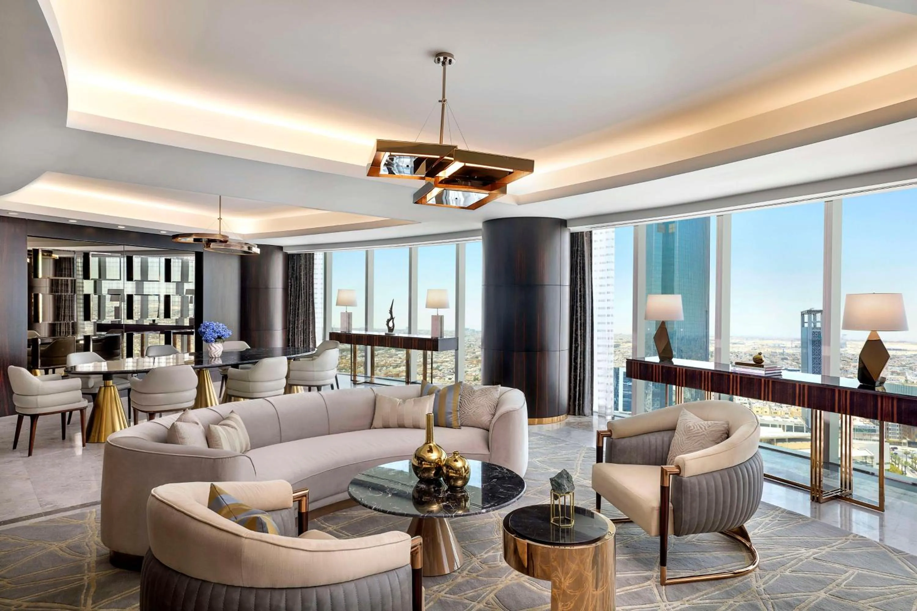 Living room in Hilton Riyadh Olaya