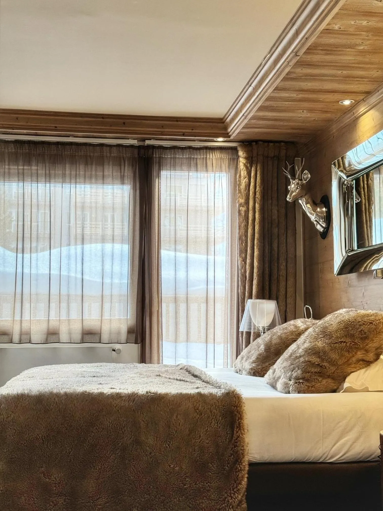 Bed in Hotel Tsanteleina