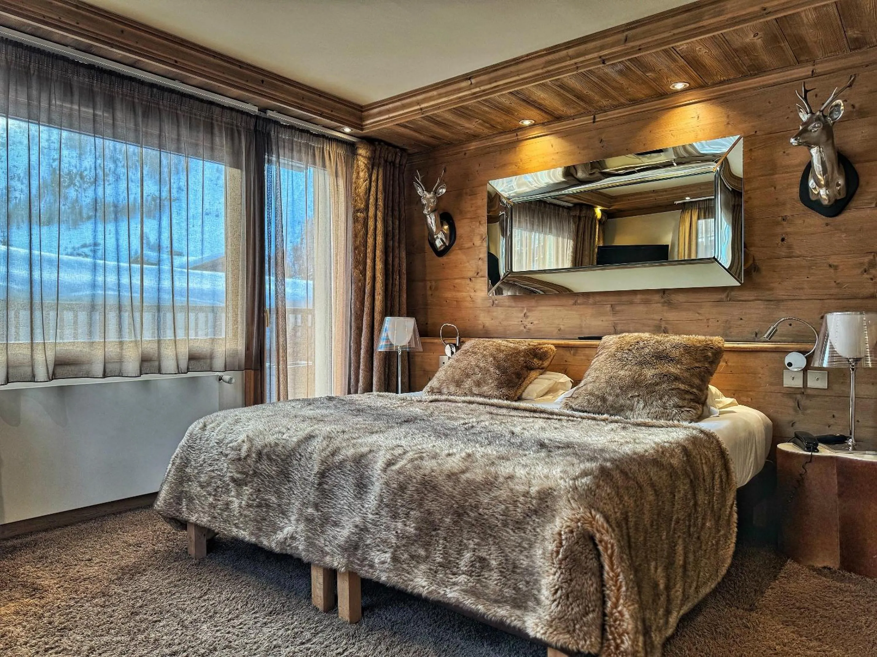 Bed in Hotel Tsanteleina