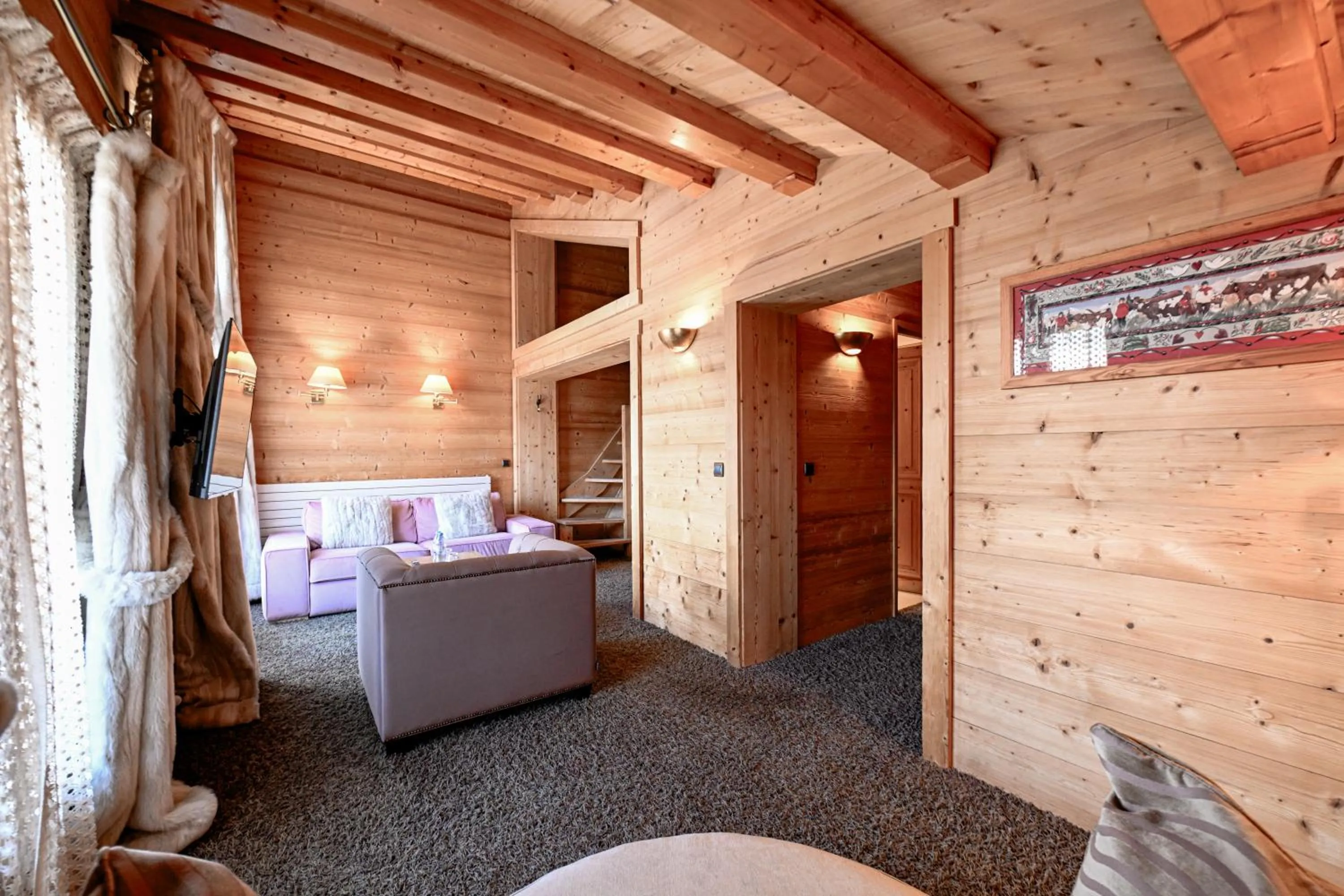 Bed in Hotel Tsanteleina