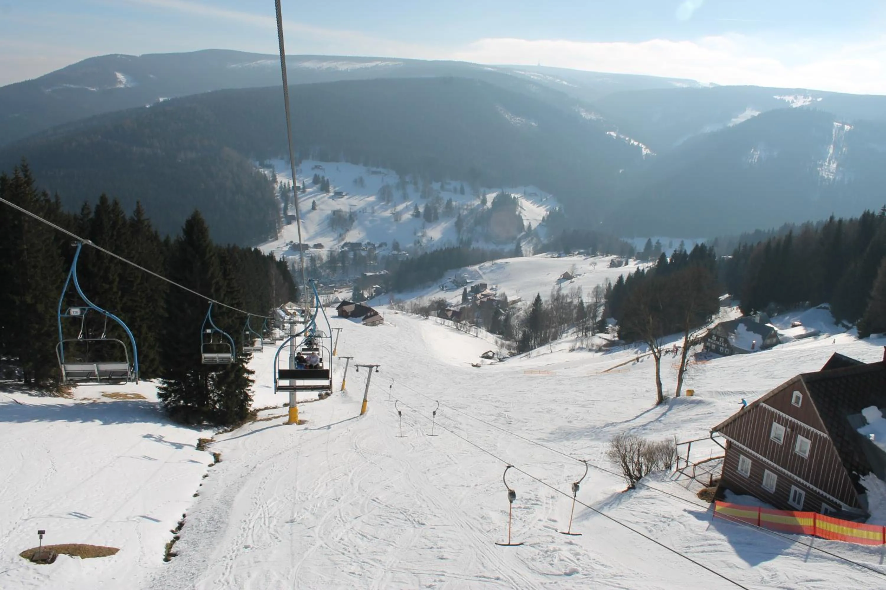 Skiing in Pension Relax