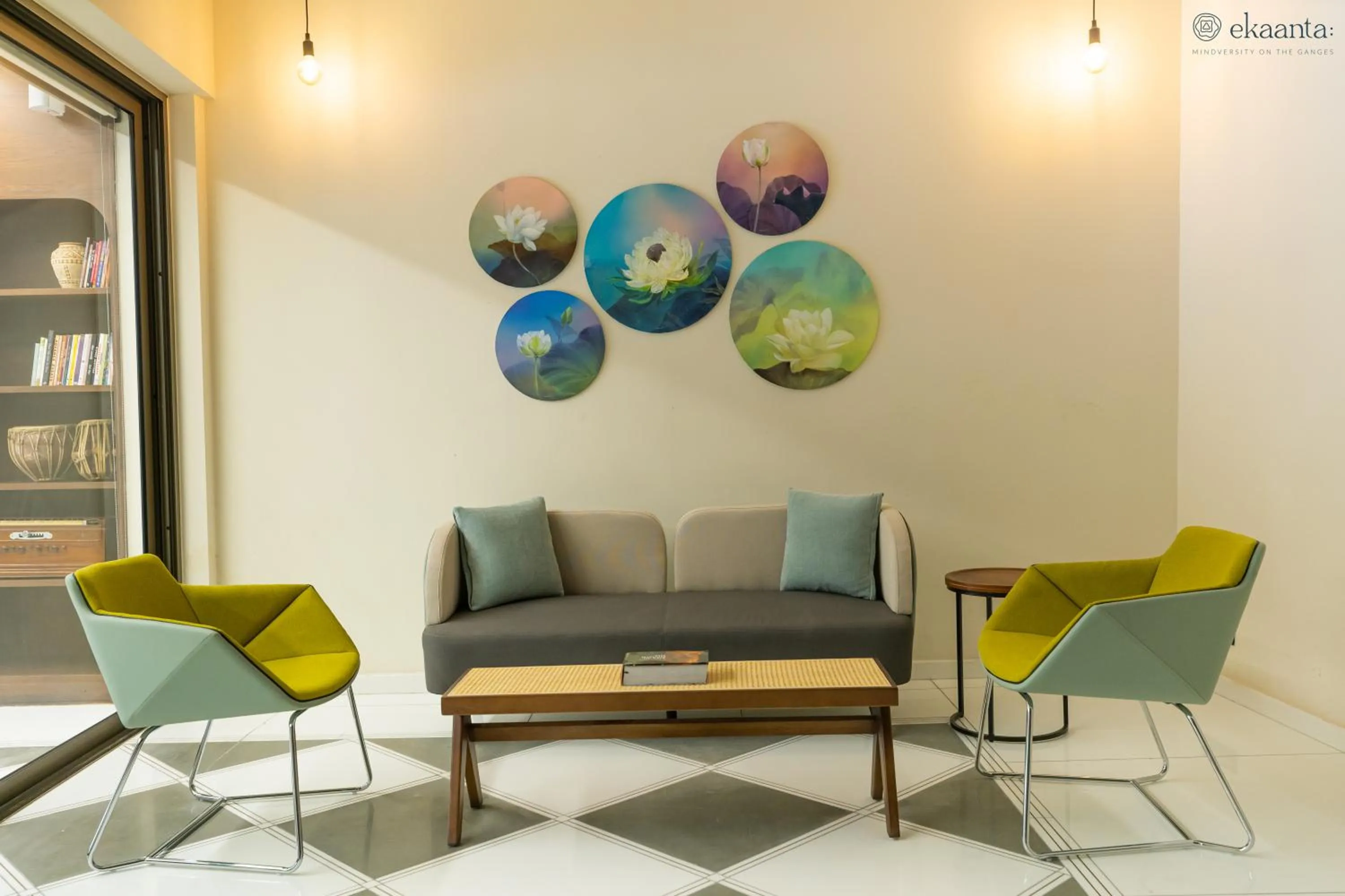 Seating area in EKAANTA