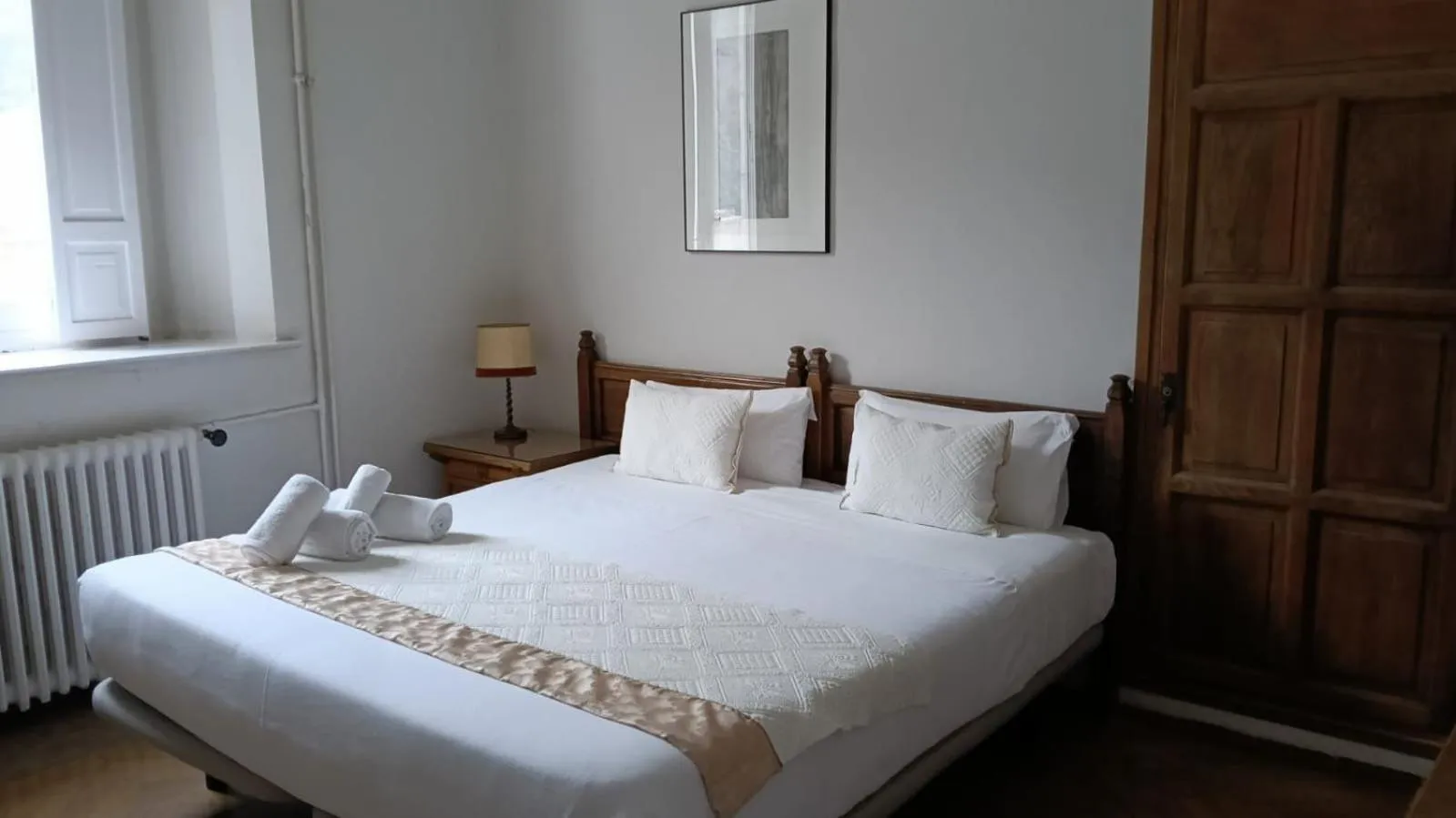 Bed in Hospedería Santa Cruz