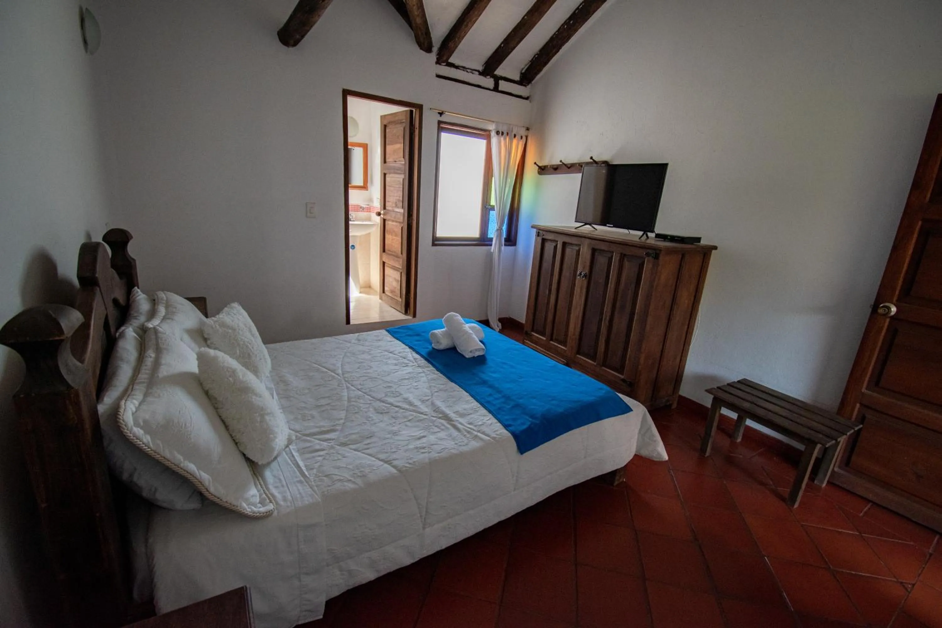 Bed in Hotel Villa Luna