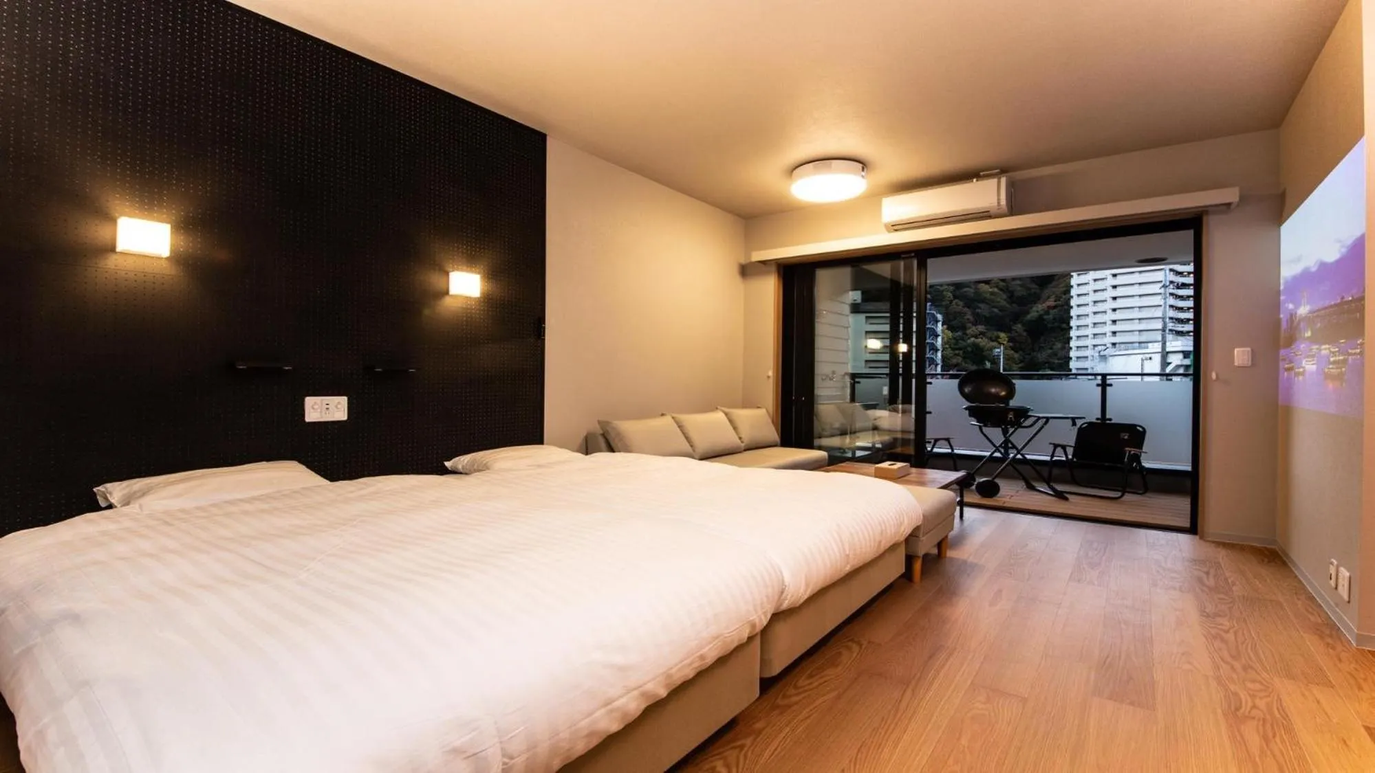 Bed in Rakuten STAY MOTEL Nikko Kinugawa Standard Room