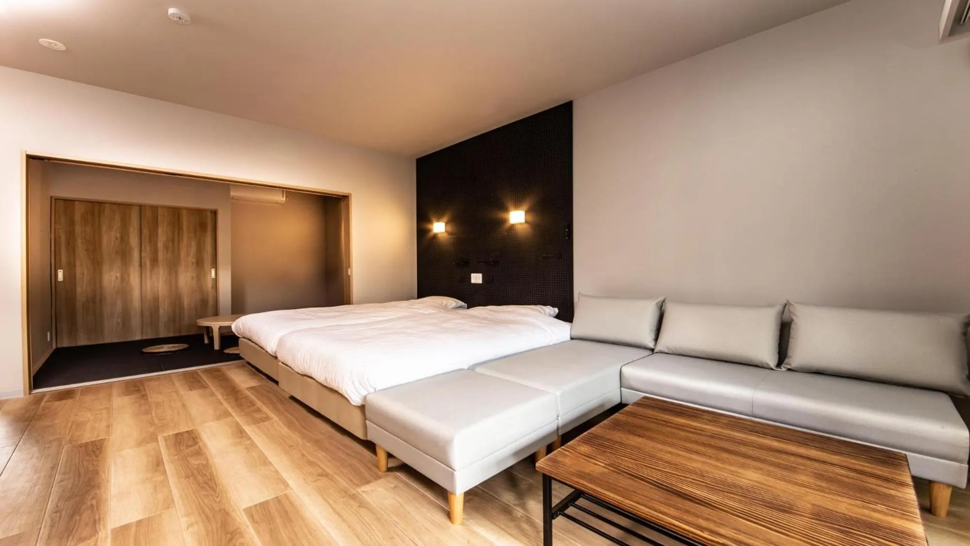 Bed in Rakuten STAY MOTEL Nikko Kinugawa Standard Room