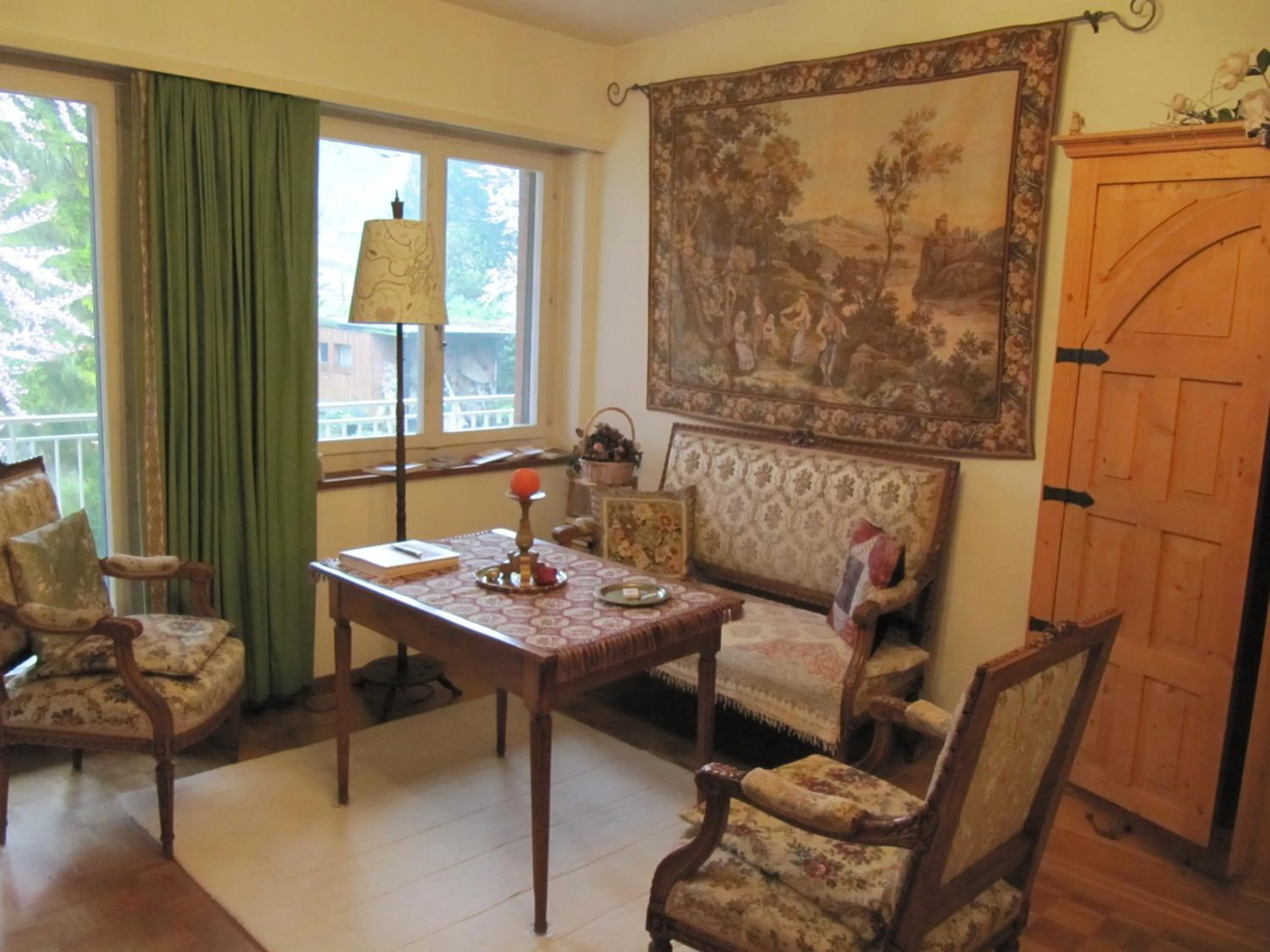 Seating area in Chez Jean et Daisy