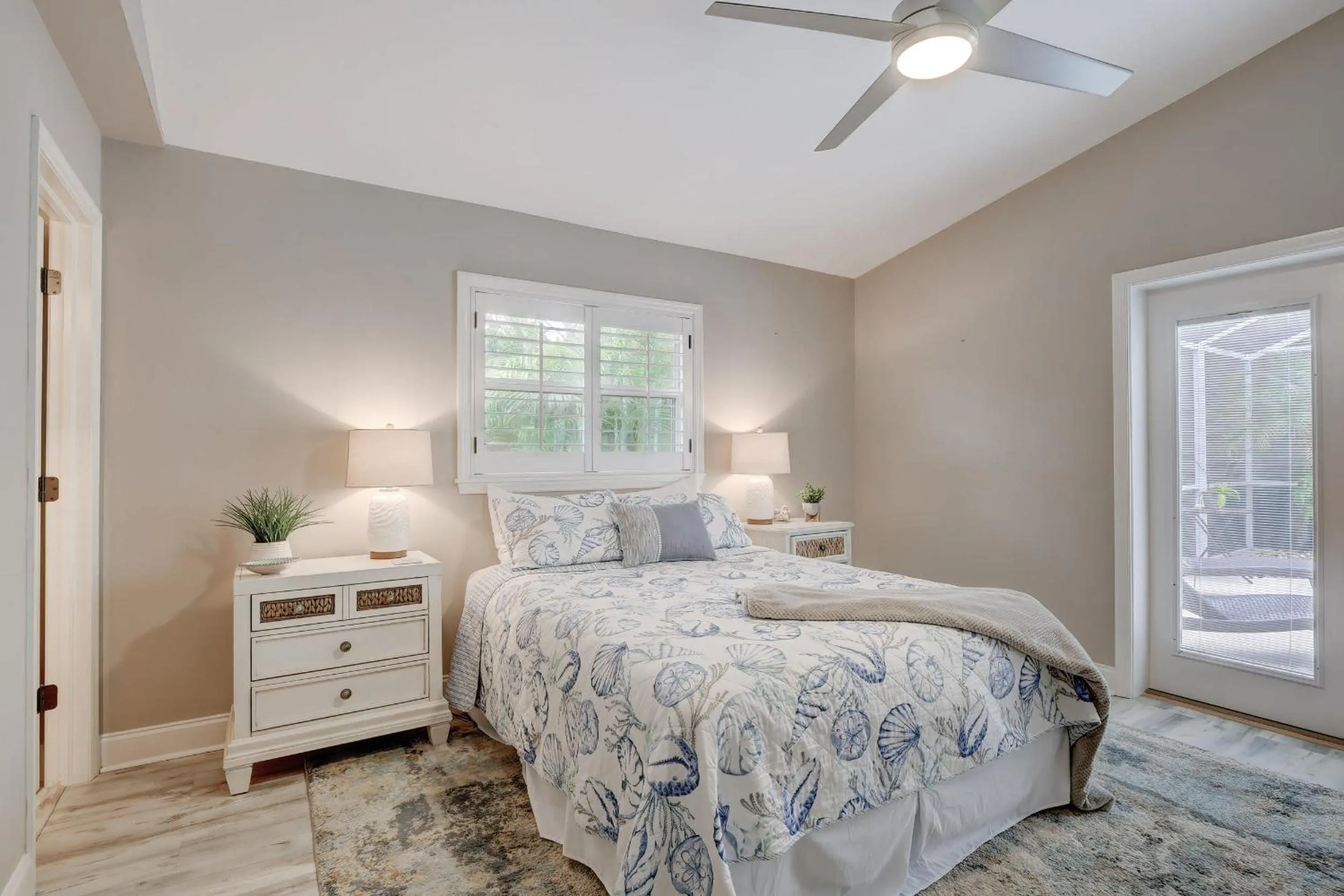 Bed in Pet Friendly Pool Home in River Reach of Naples FL