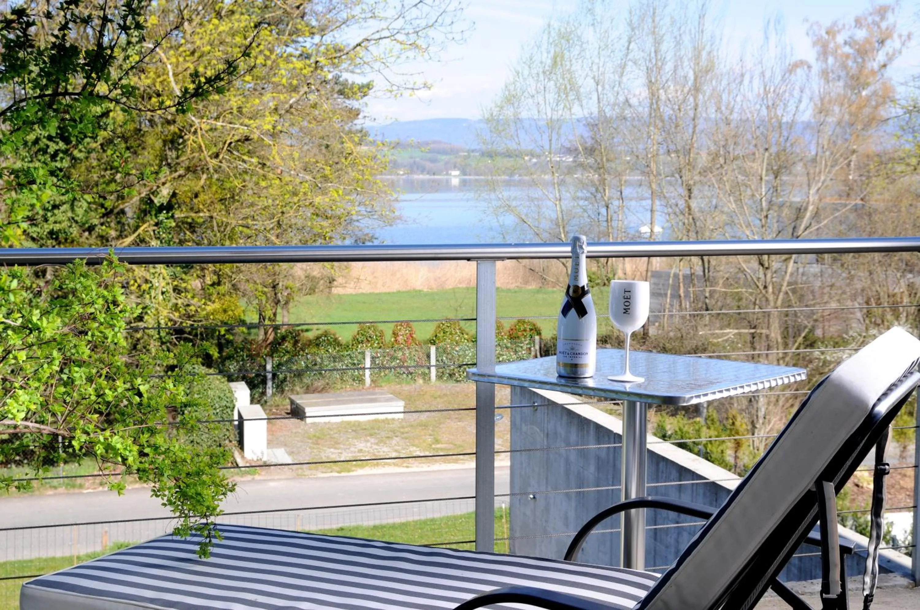 Balcony/Terrace in Morat Gaste Zimmer