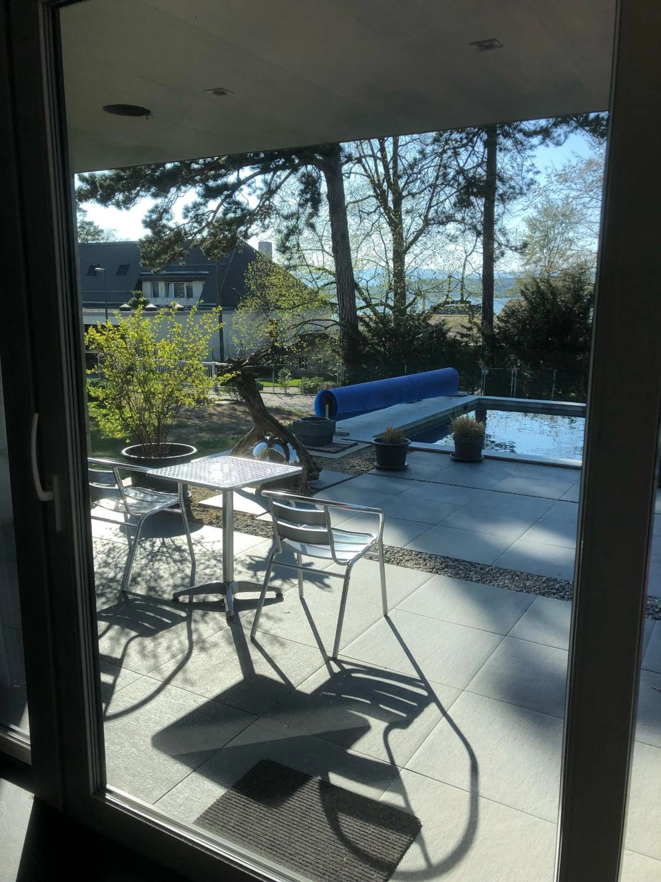 Pool view in Morat Gaste Zimmer