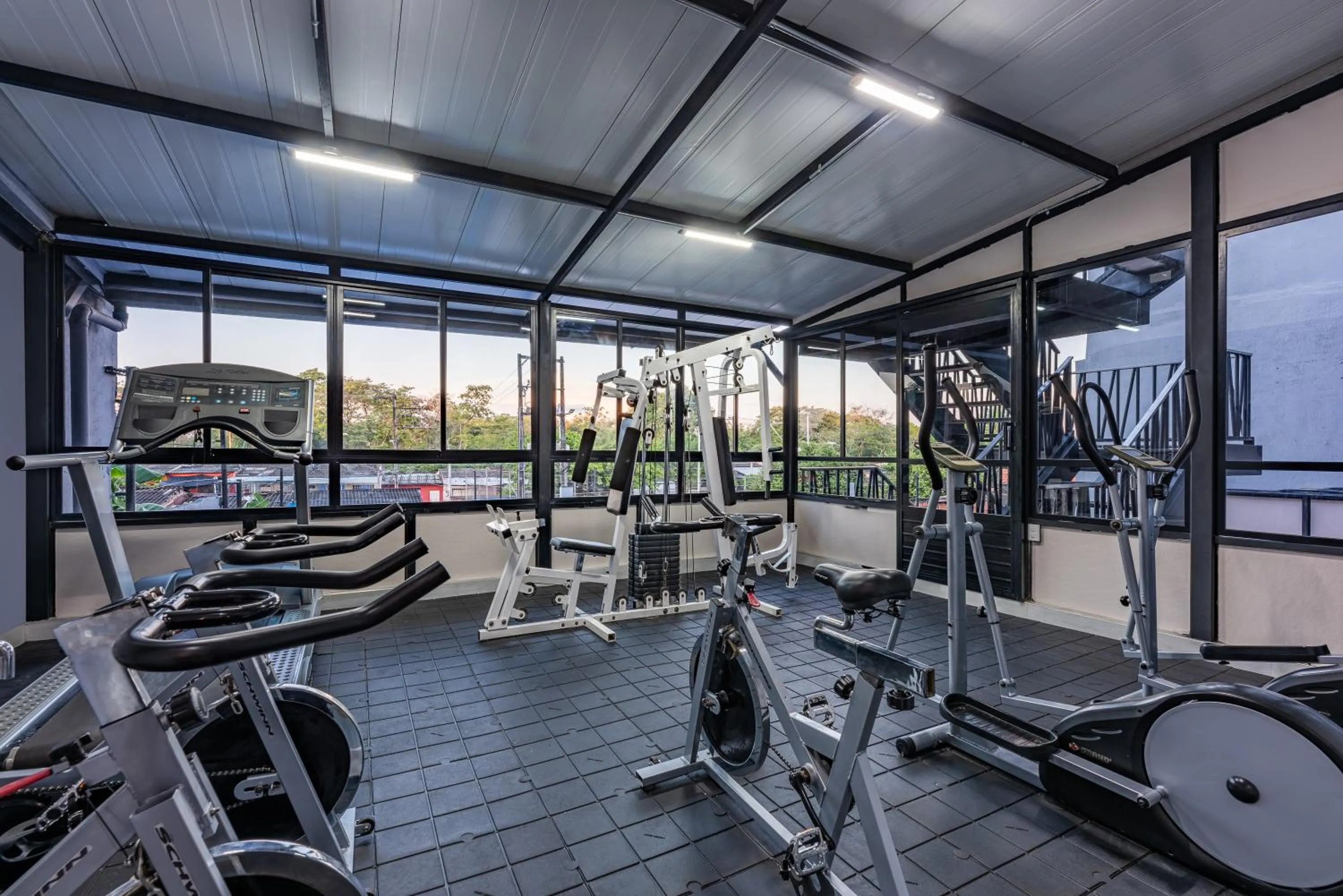 Fitness centre/facilities in Hotel Elite