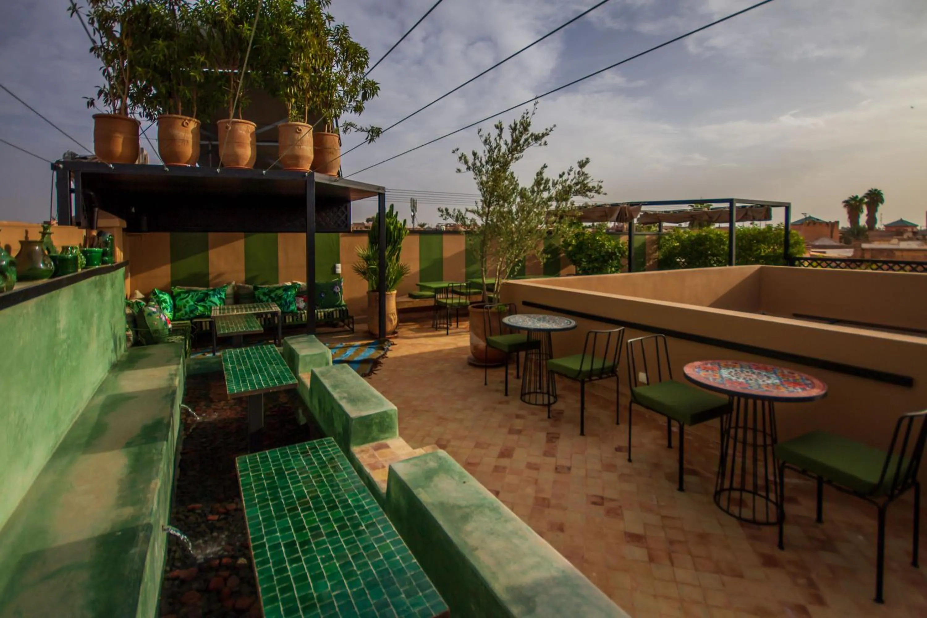 Patio in Riad SofYan & Spa