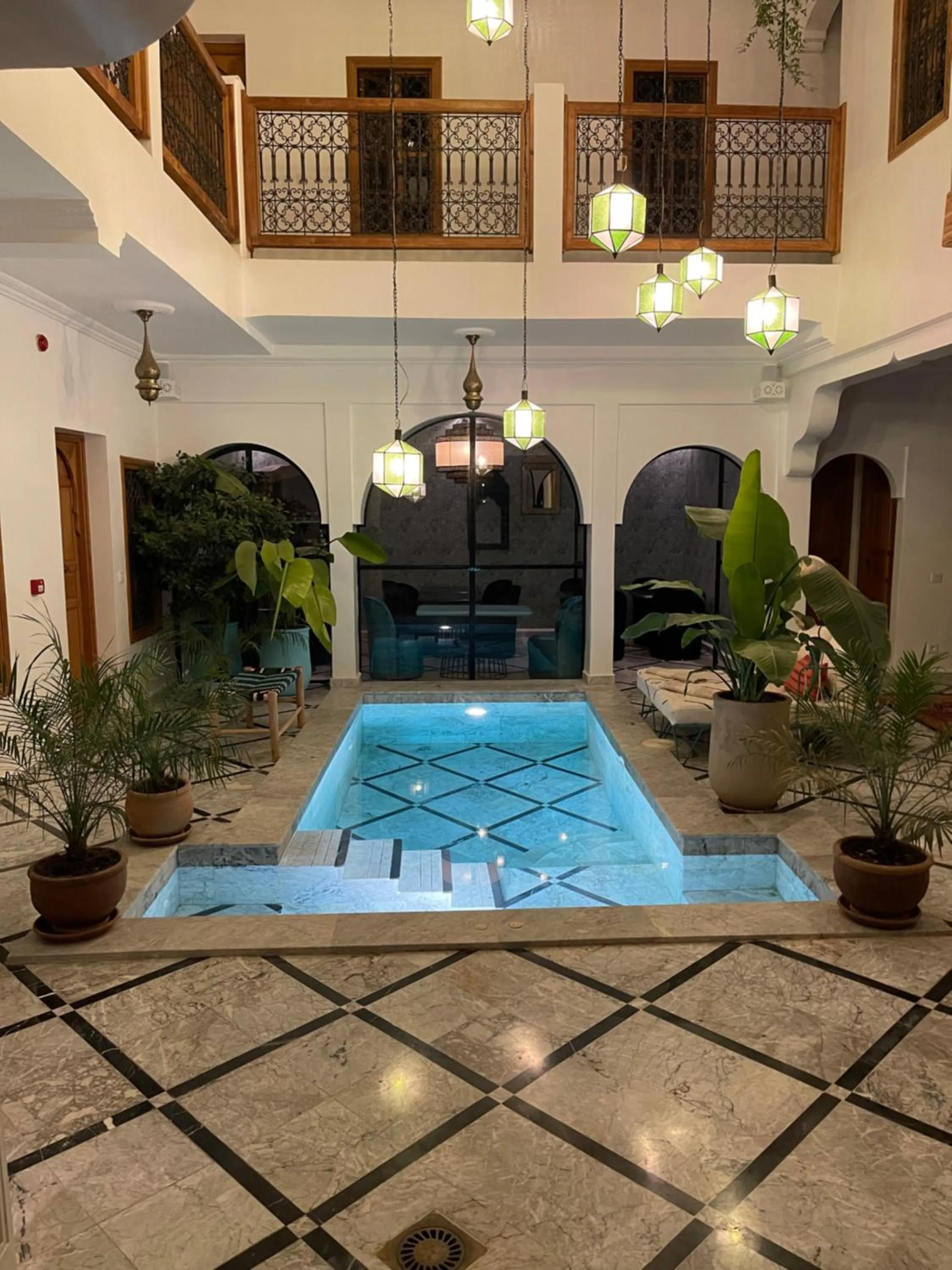 Pool view in Riad SofYan & Spa