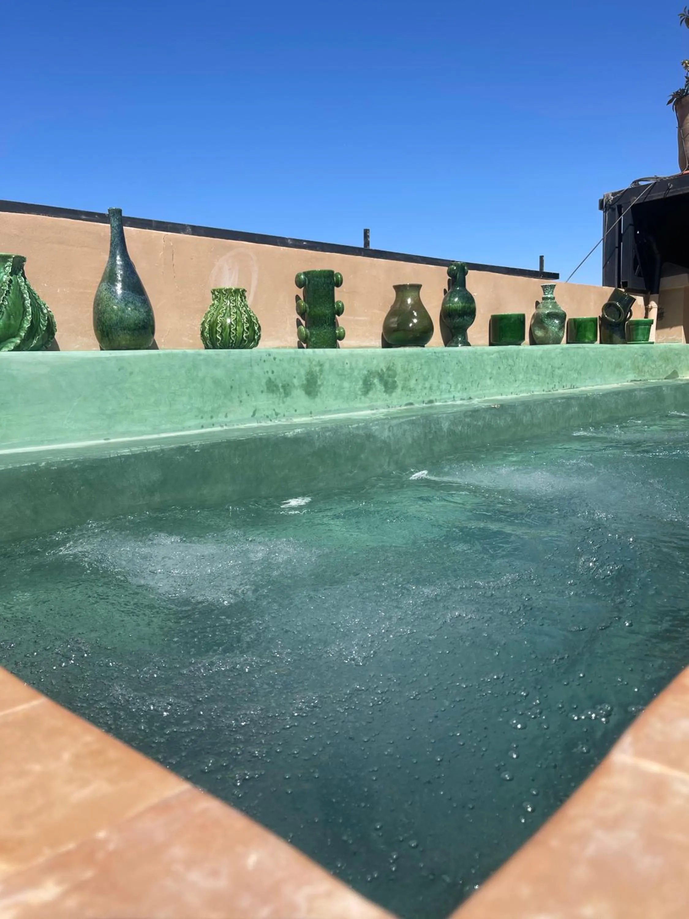 Pool view in Riad SofYan & Spa