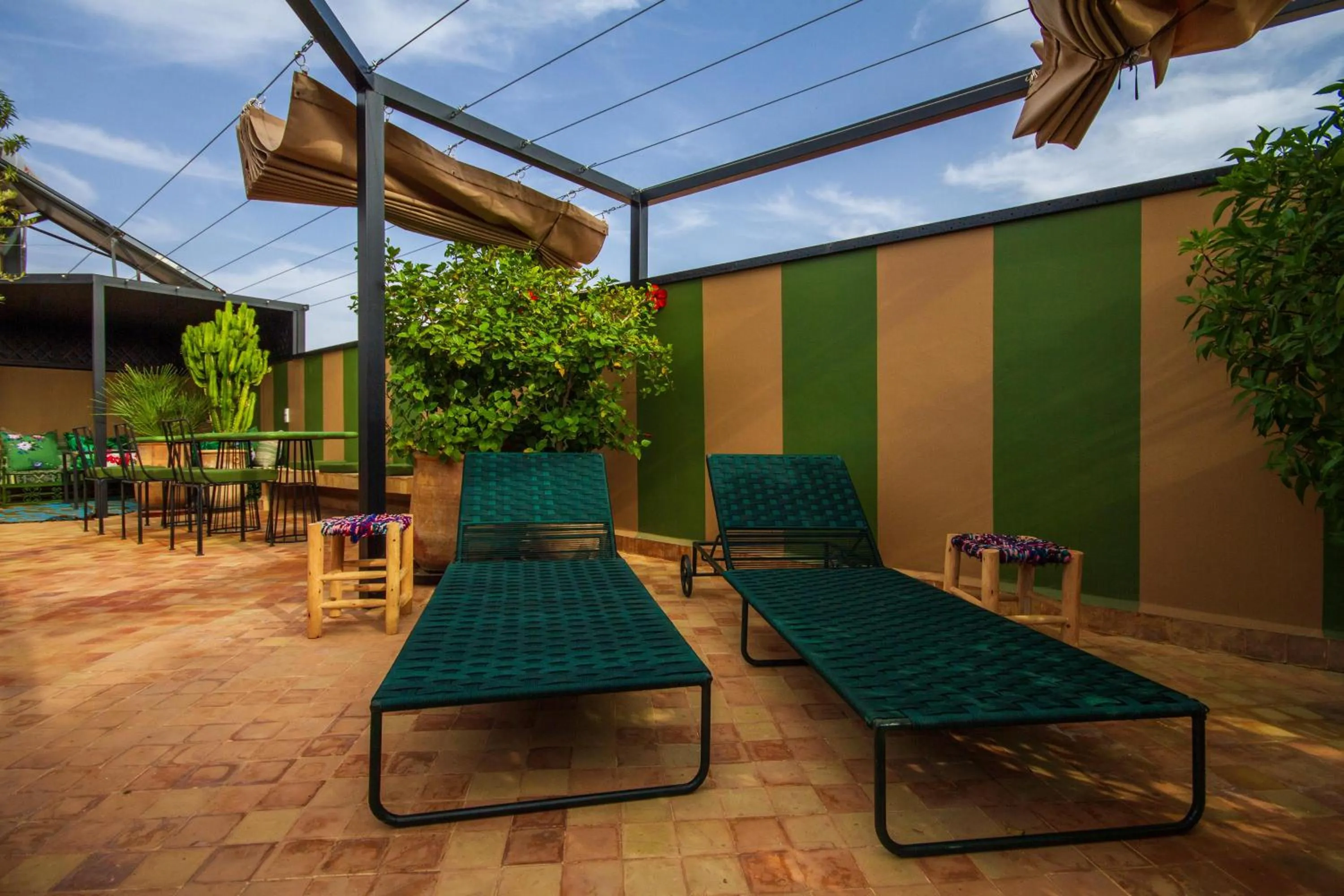 Patio in Riad SofYan & Spa