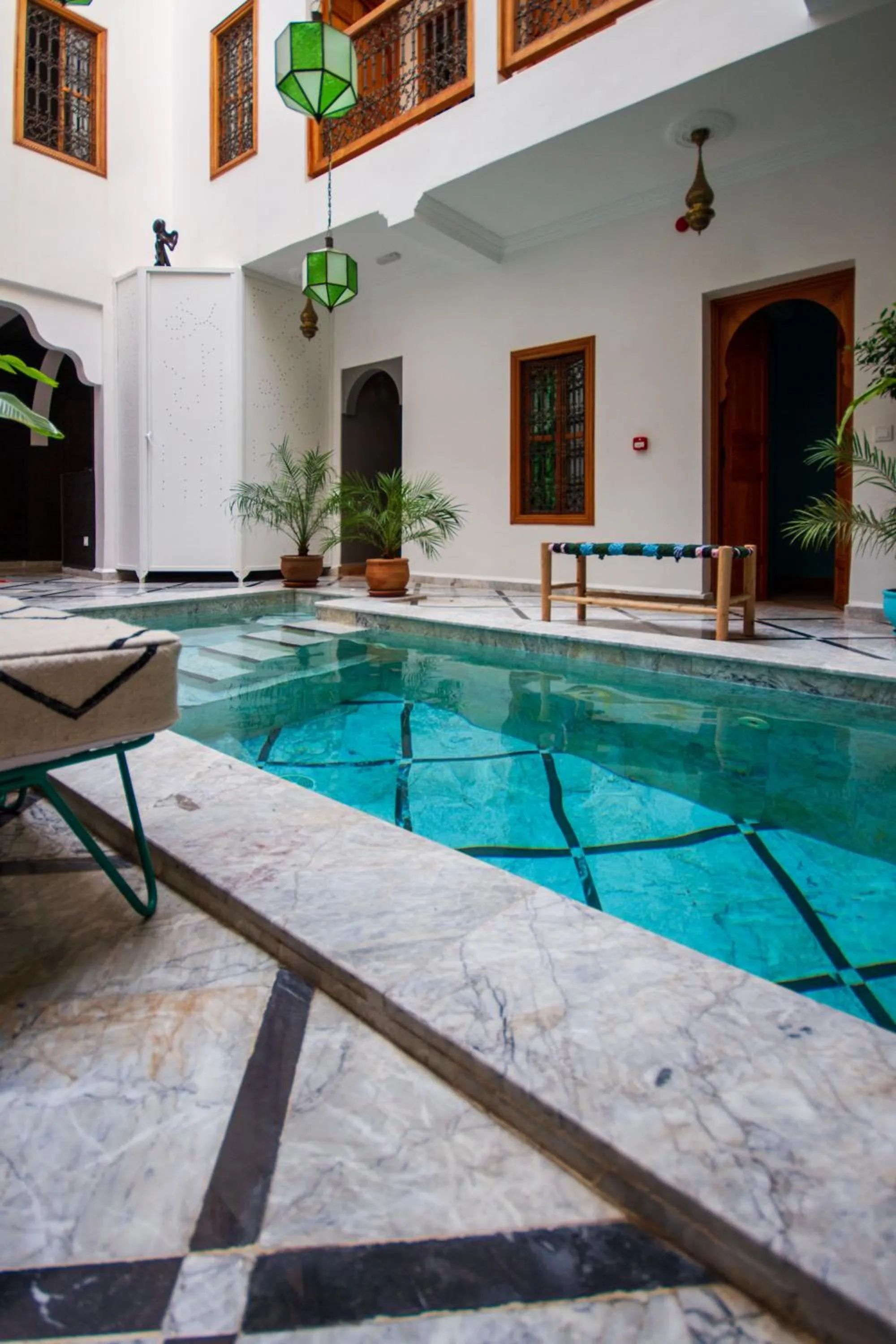 Pool view in Riad SofYan & Spa
