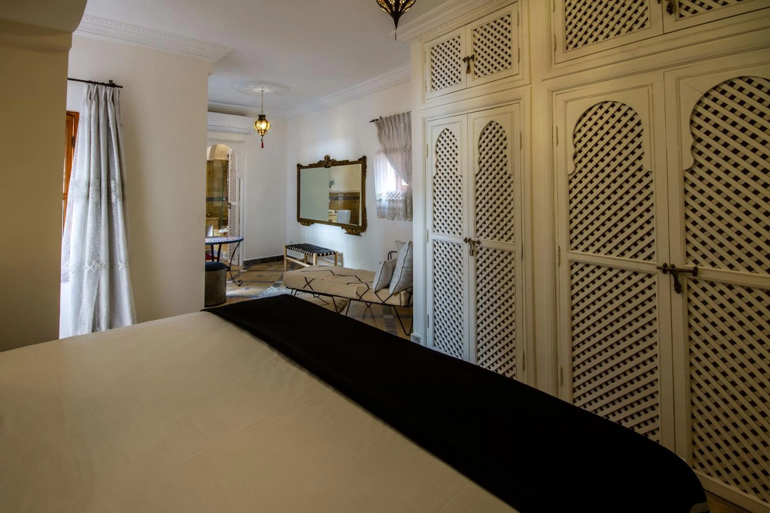 Bed in Riad SofYan & Spa