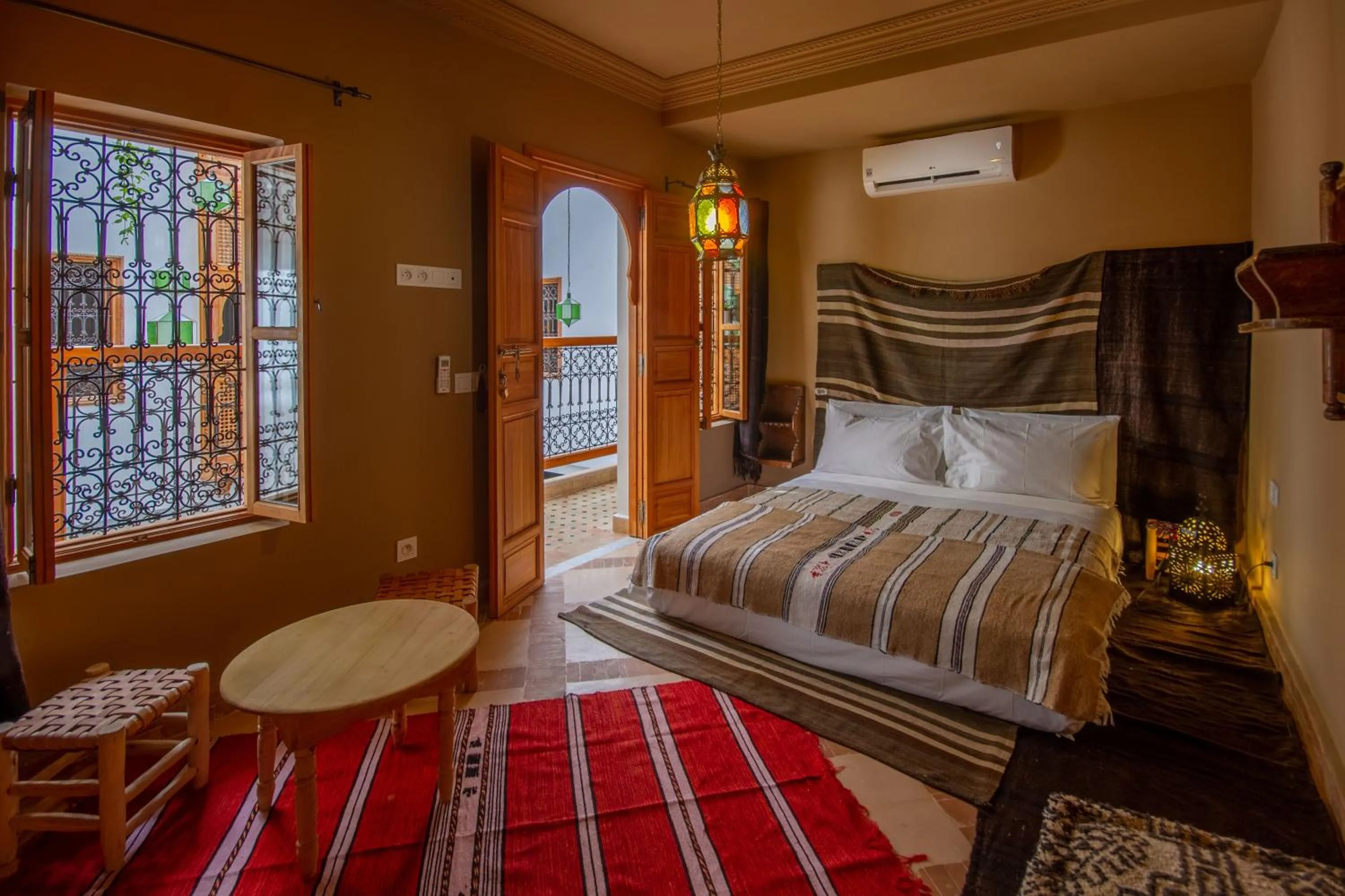 Bed in Riad SofYan & Spa