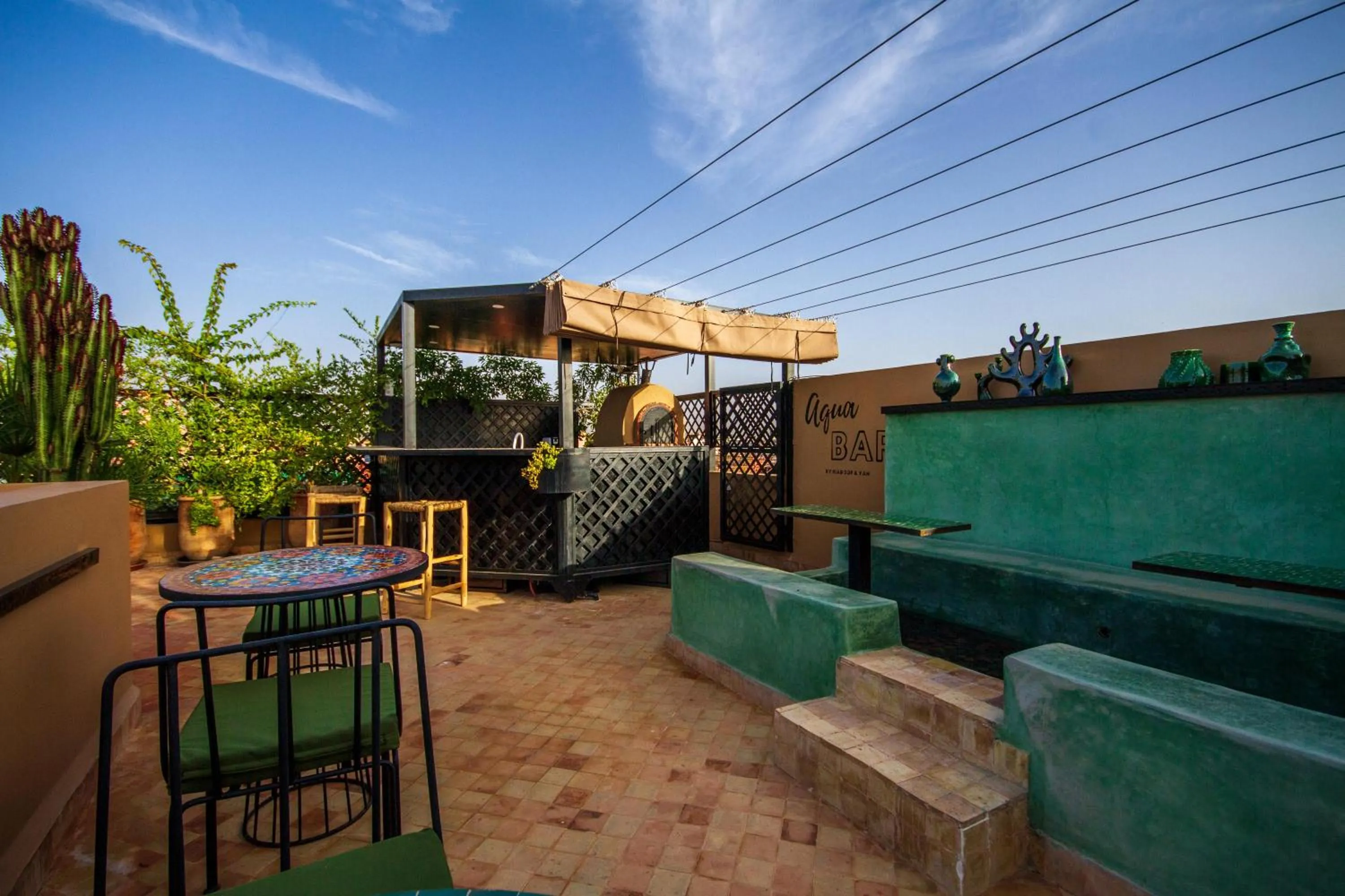 Communal lounge/ TV room in Riad SofYan & Spa