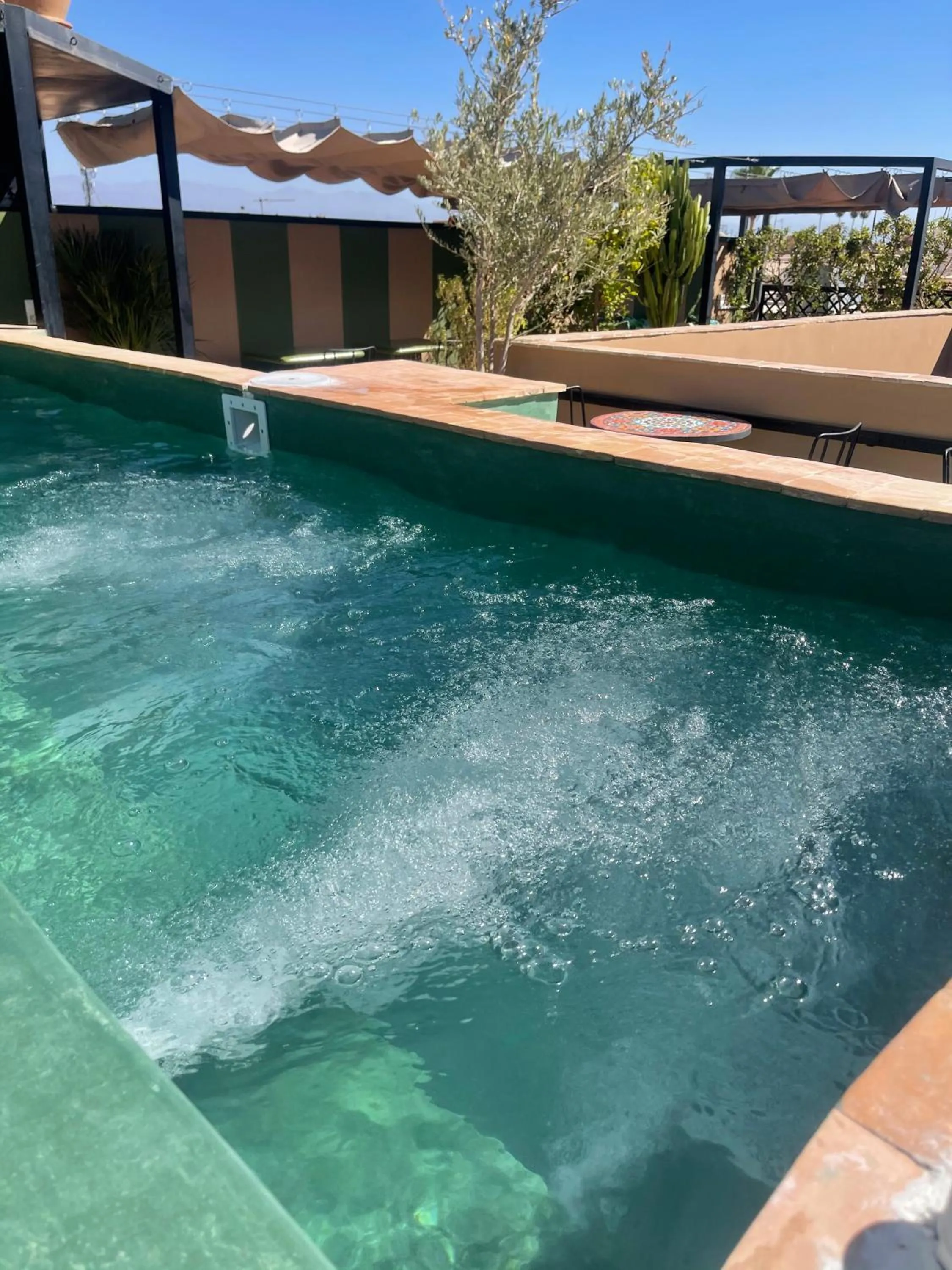 Pool view in Riad SofYan & Spa