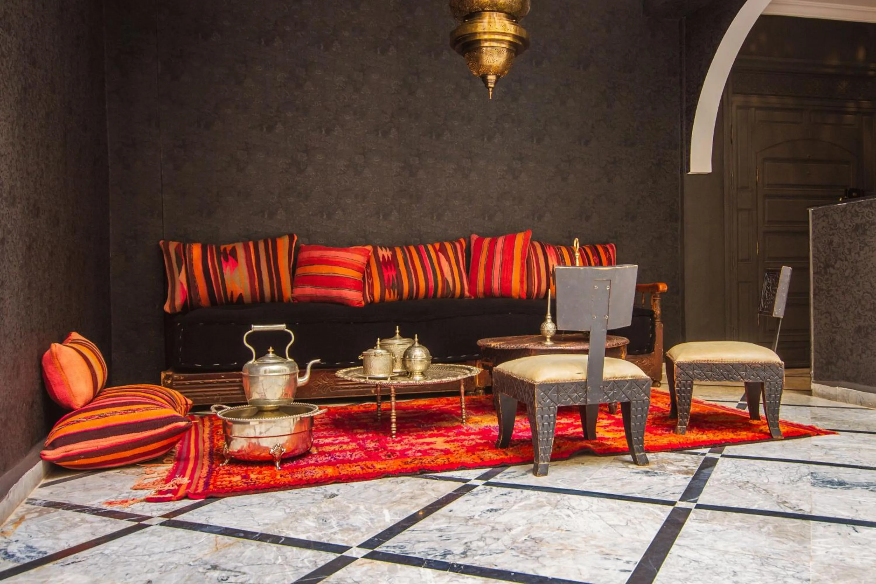 Seating area in Riad SofYan & Spa
