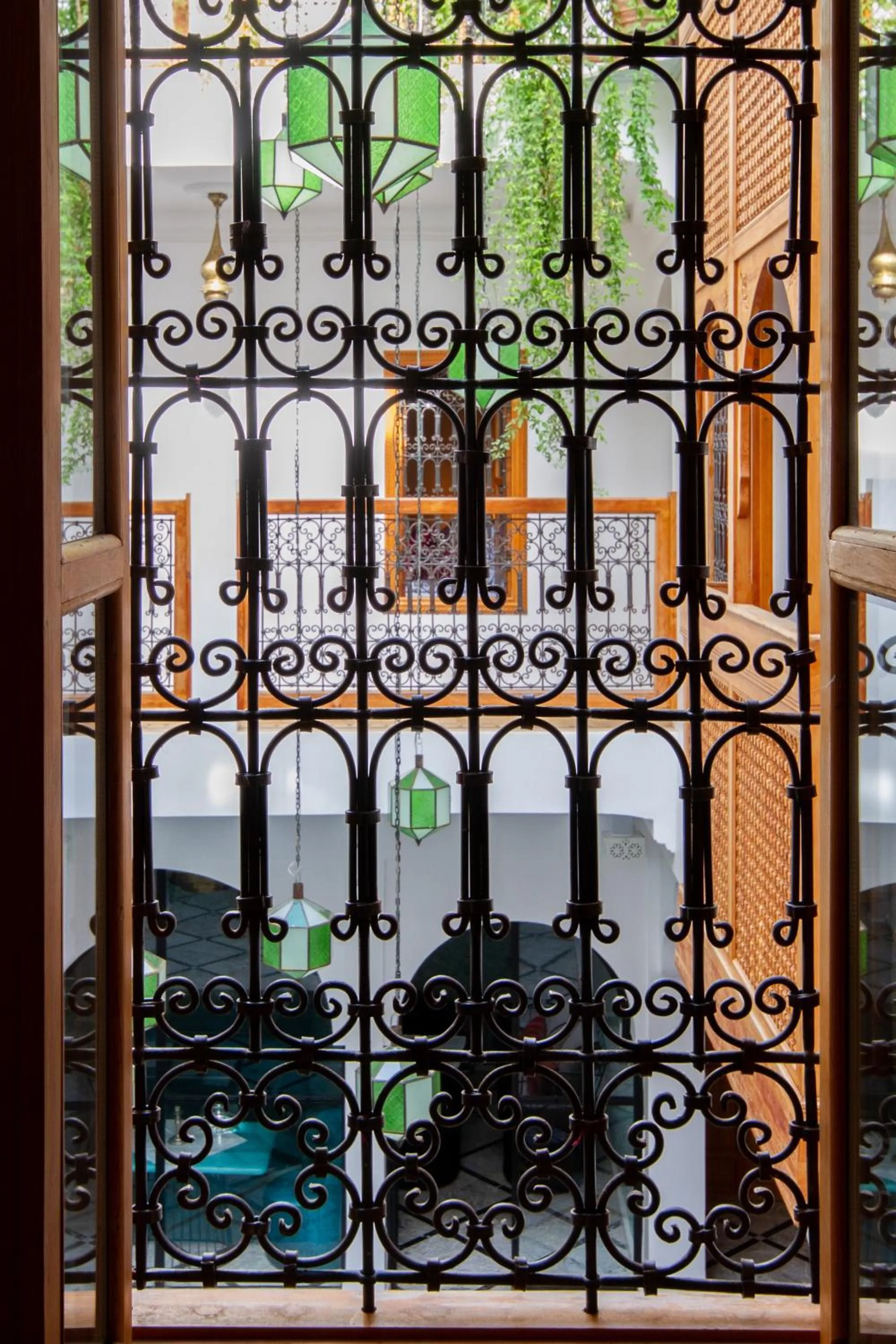Inner courtyard view in Riad SofYan & Spa