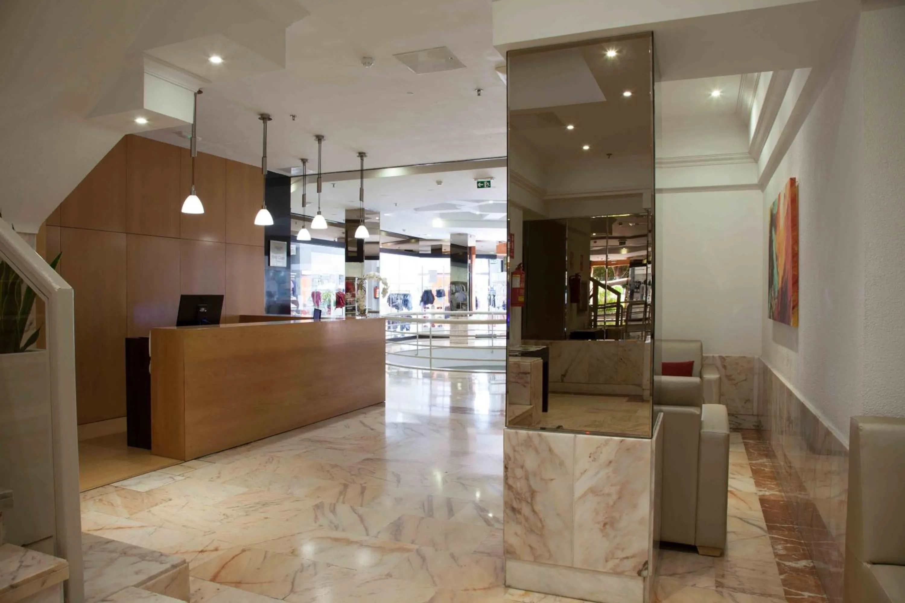 Lobby or reception in Hotel Principe Paz