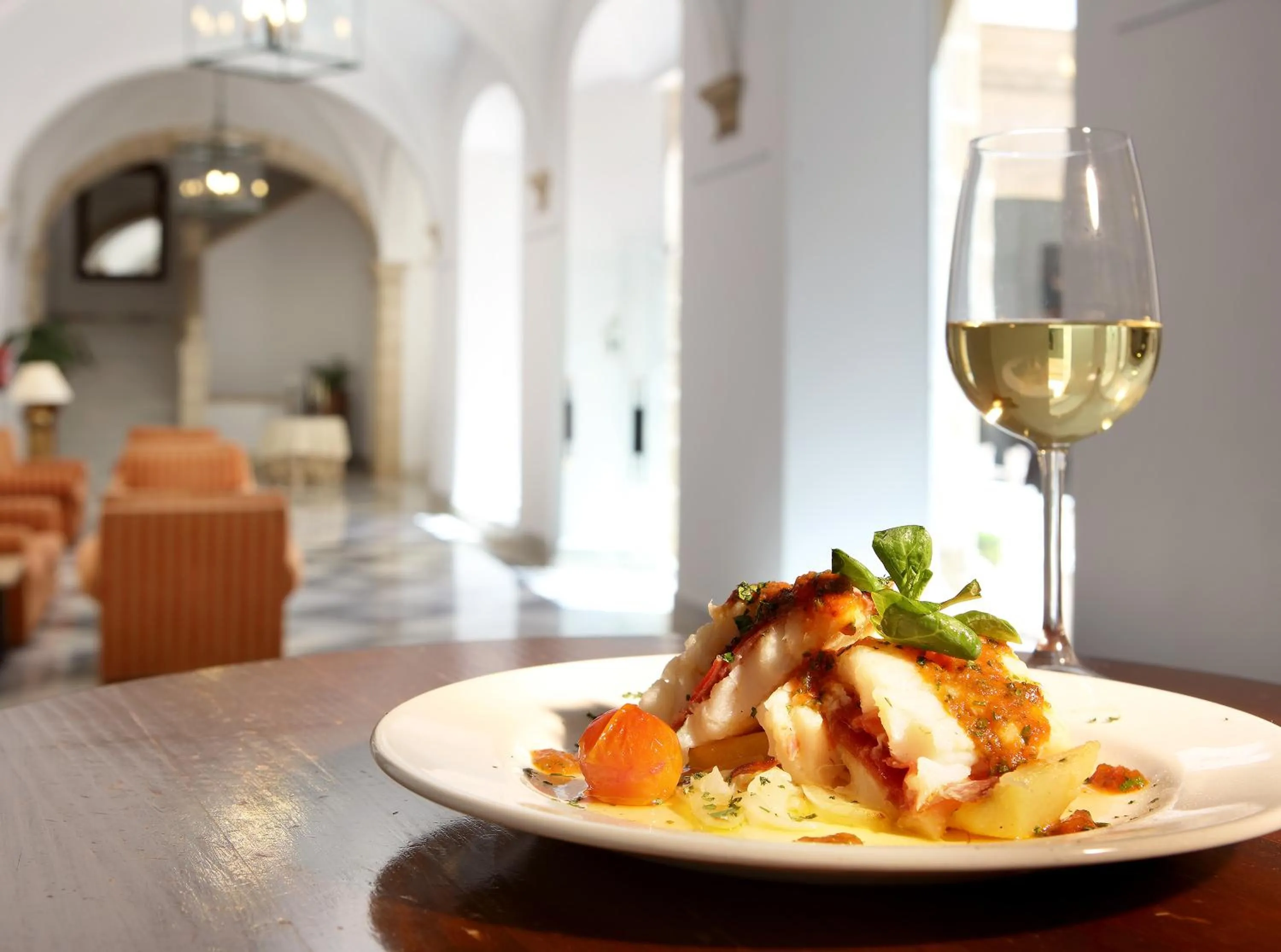 Food close-up in Crisol Monasterio de San Miguel