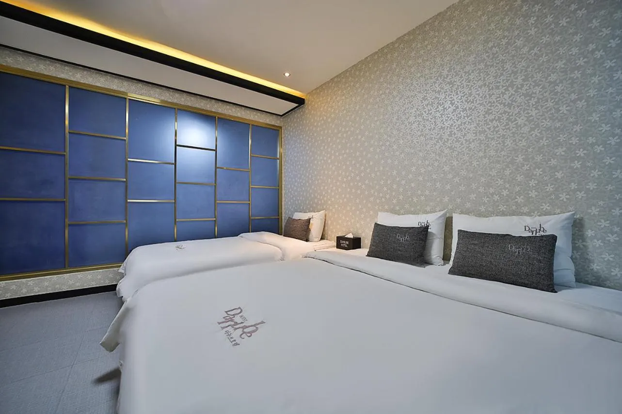 Bed in Hotel Danube Seomyeon