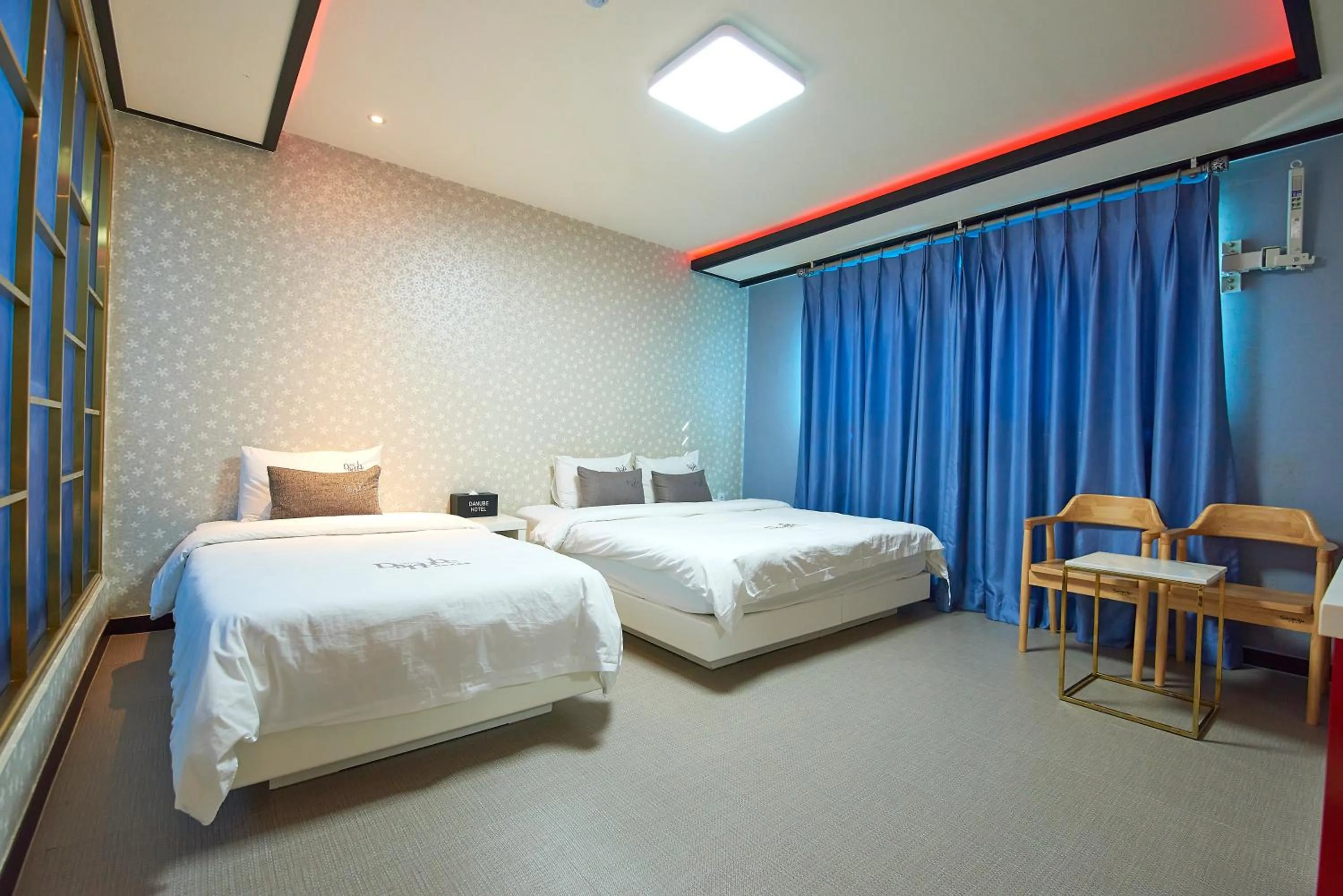 Bed in Hotel Danube Seomyeon