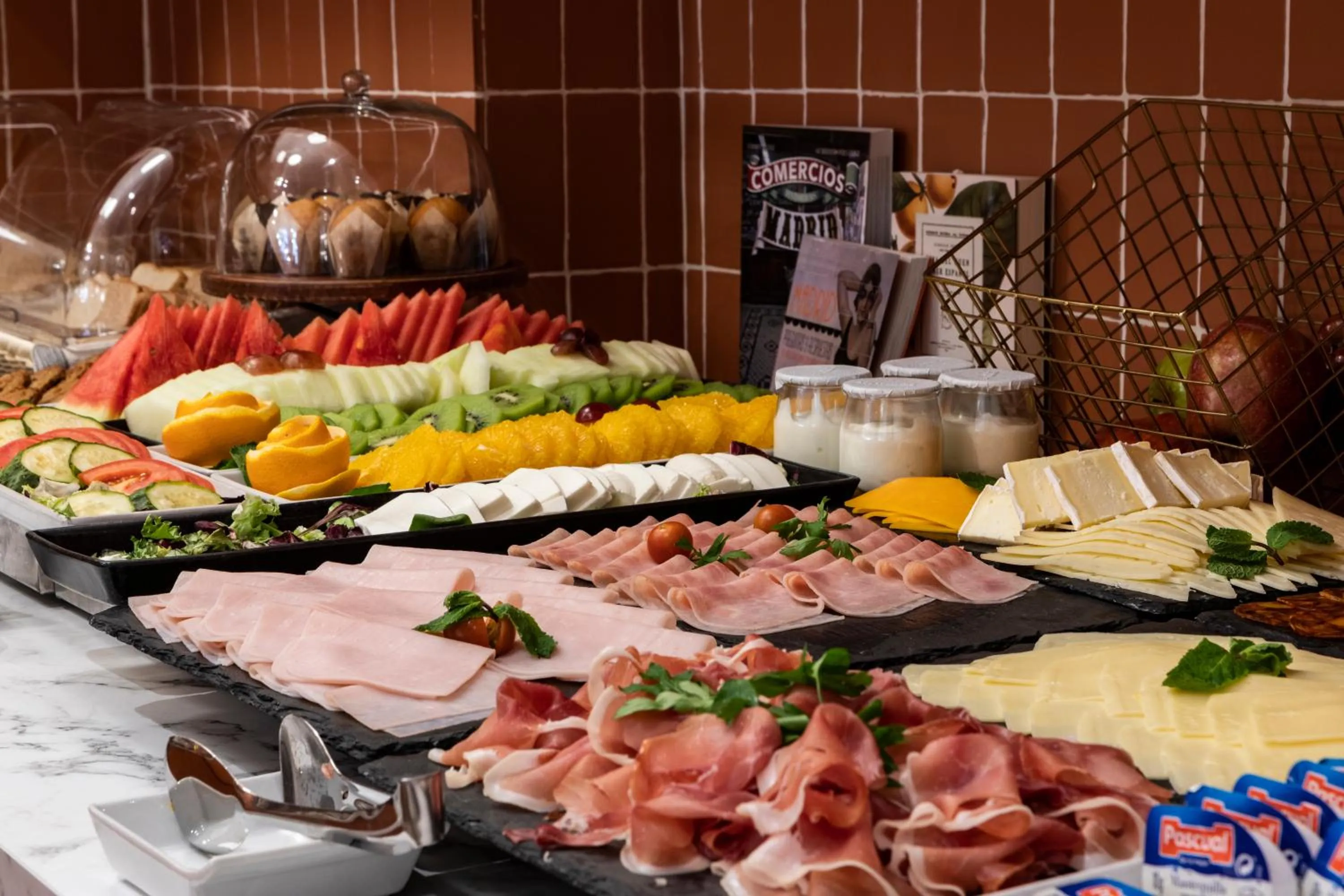 Buffet breakfast in Petit Palace Puerta del Sol