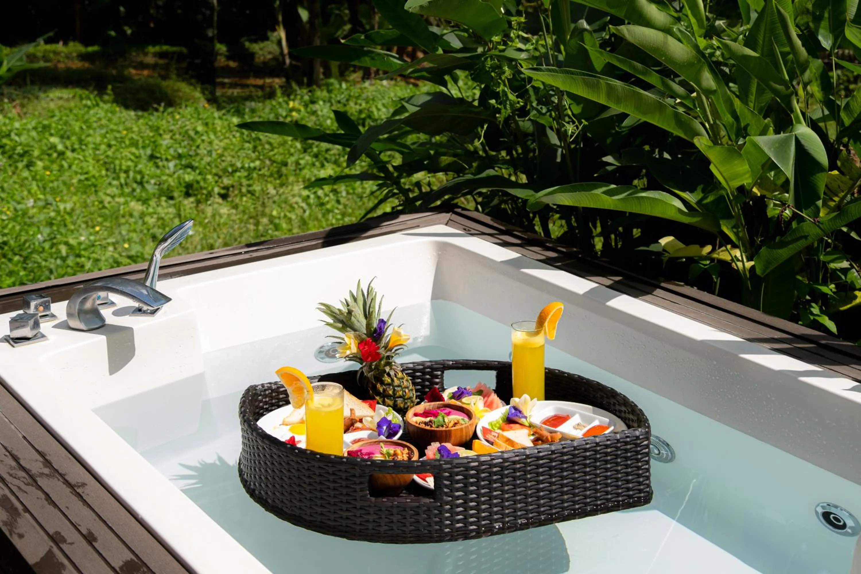 Hot Tub in Bobocabin Ubud, Bali